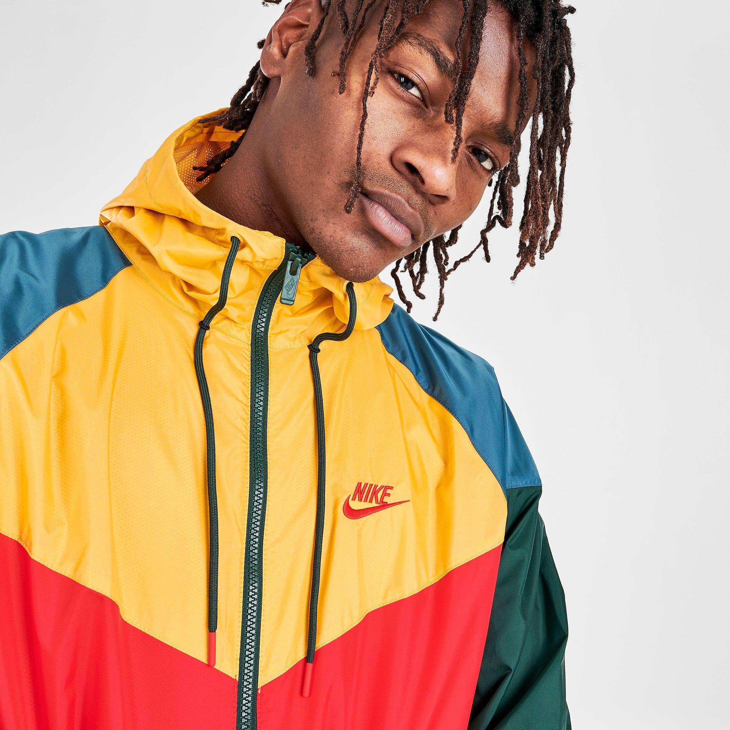 nike men's windrunner colorblock jacket