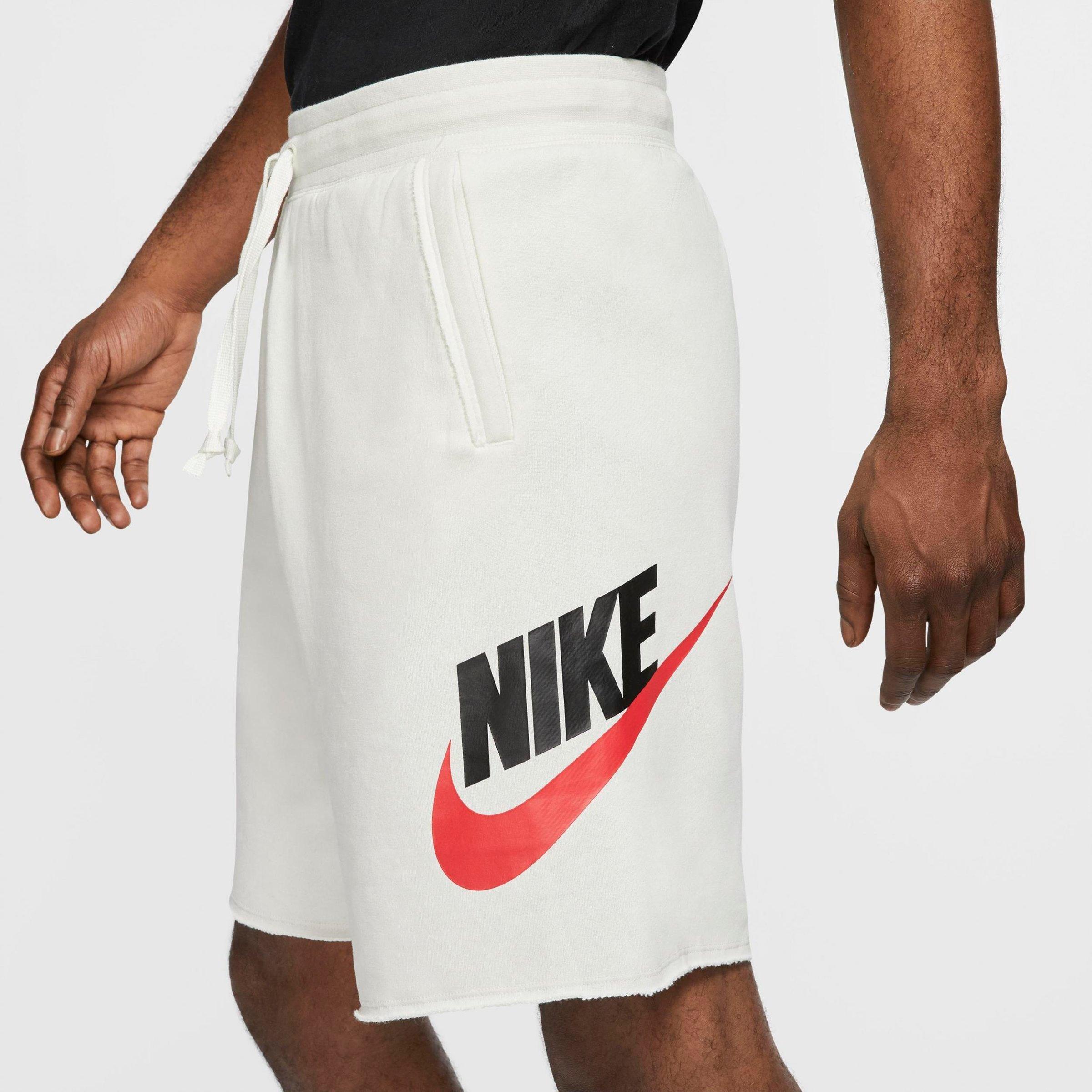 nike sweatpants shorts