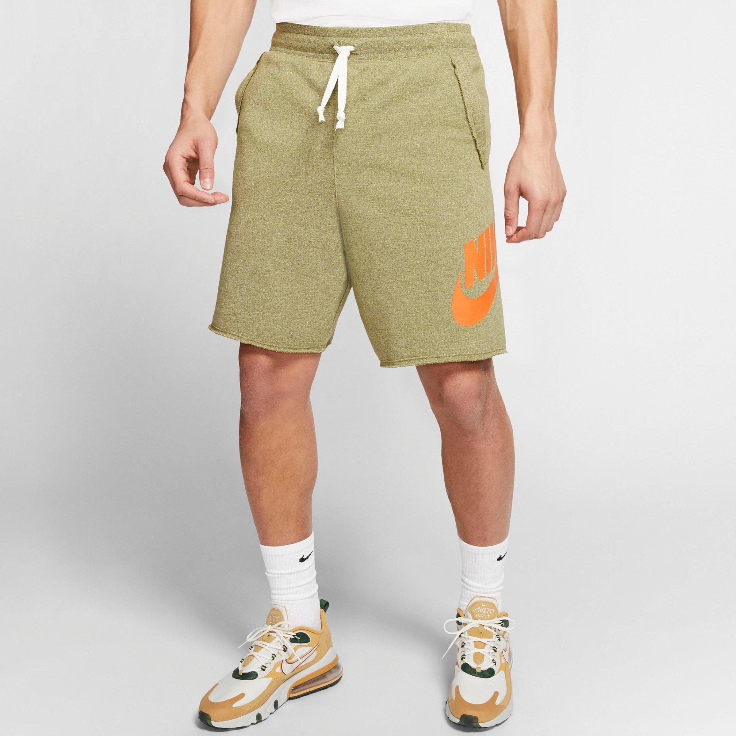nike alumni fleece shorts