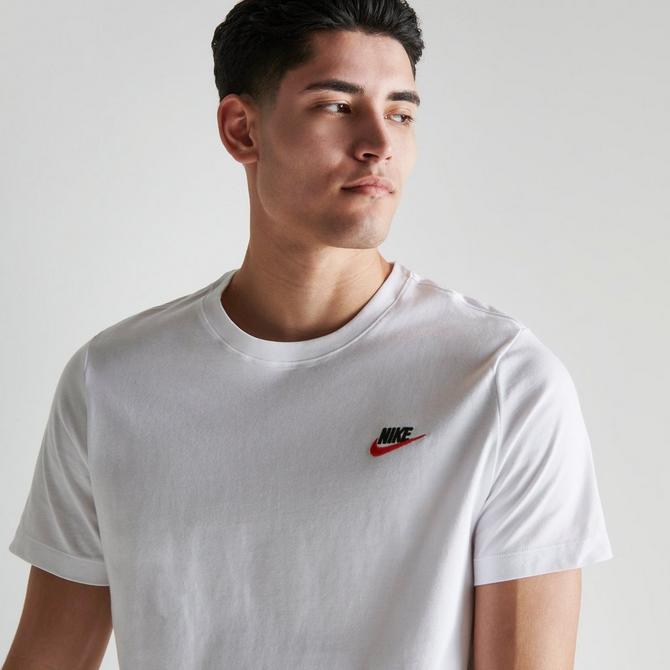 Nike Mens T-shirt White/Black AR4997-101 - Energy Store