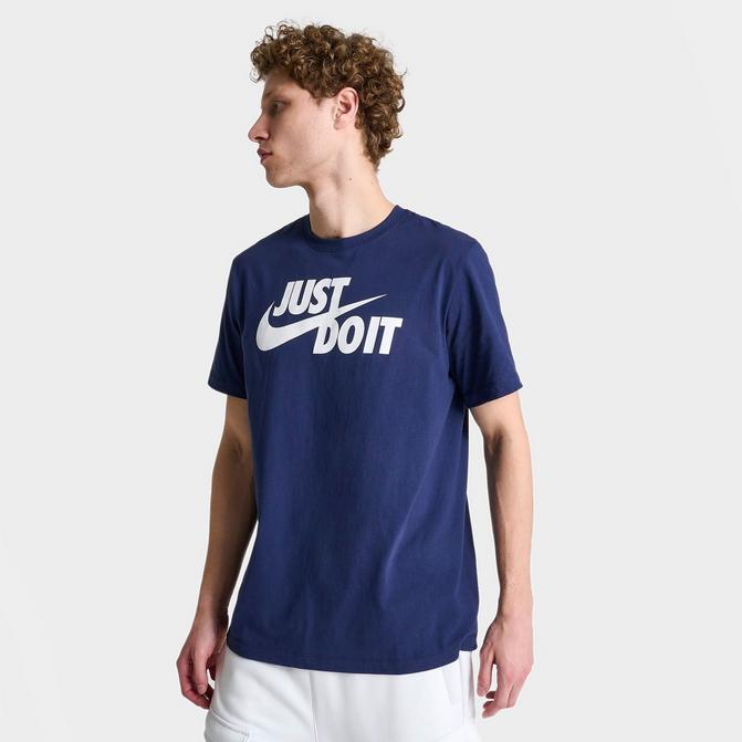 Nike swoosh clearance t shirt mens