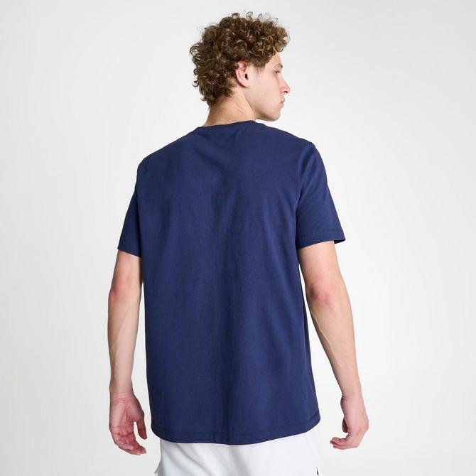 T-shirt Bleu/Blanc Homme Nike Just Do It Swoosh