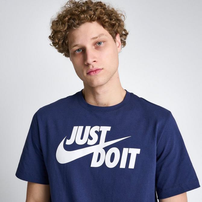 Navy blue nike shirt mens best sale