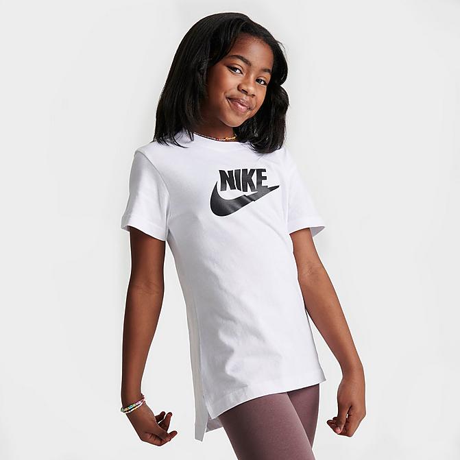 Catena boycott nephew Girls' Nike Sportswear Basic Futura T-Shirt| JD Sports