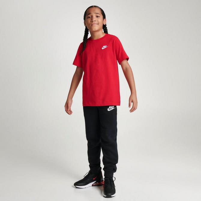 Red nike cheap shirt kids