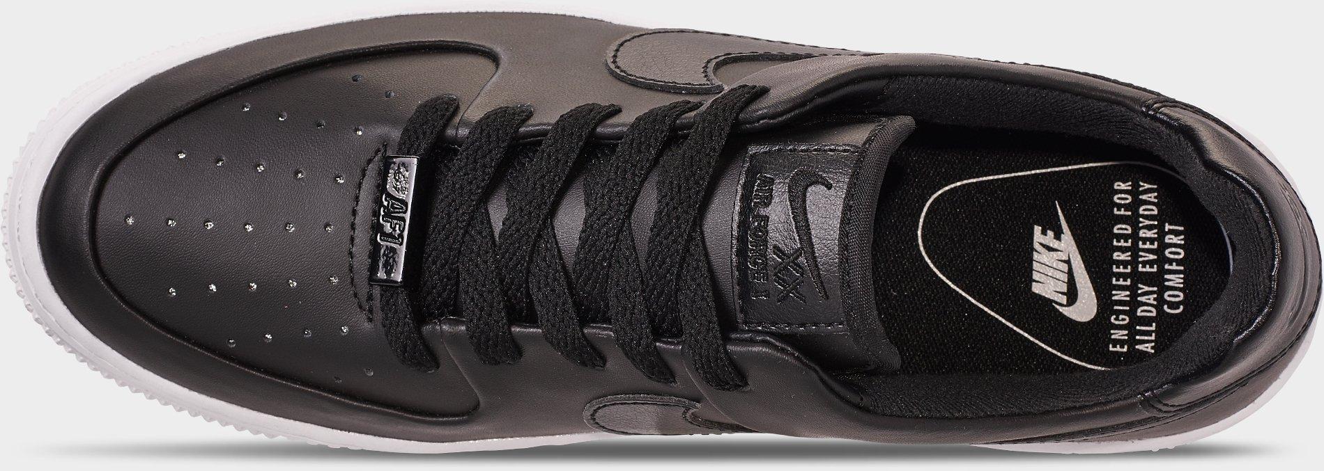 low top black air forces