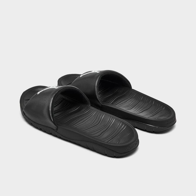 Jordan break discount slide black white