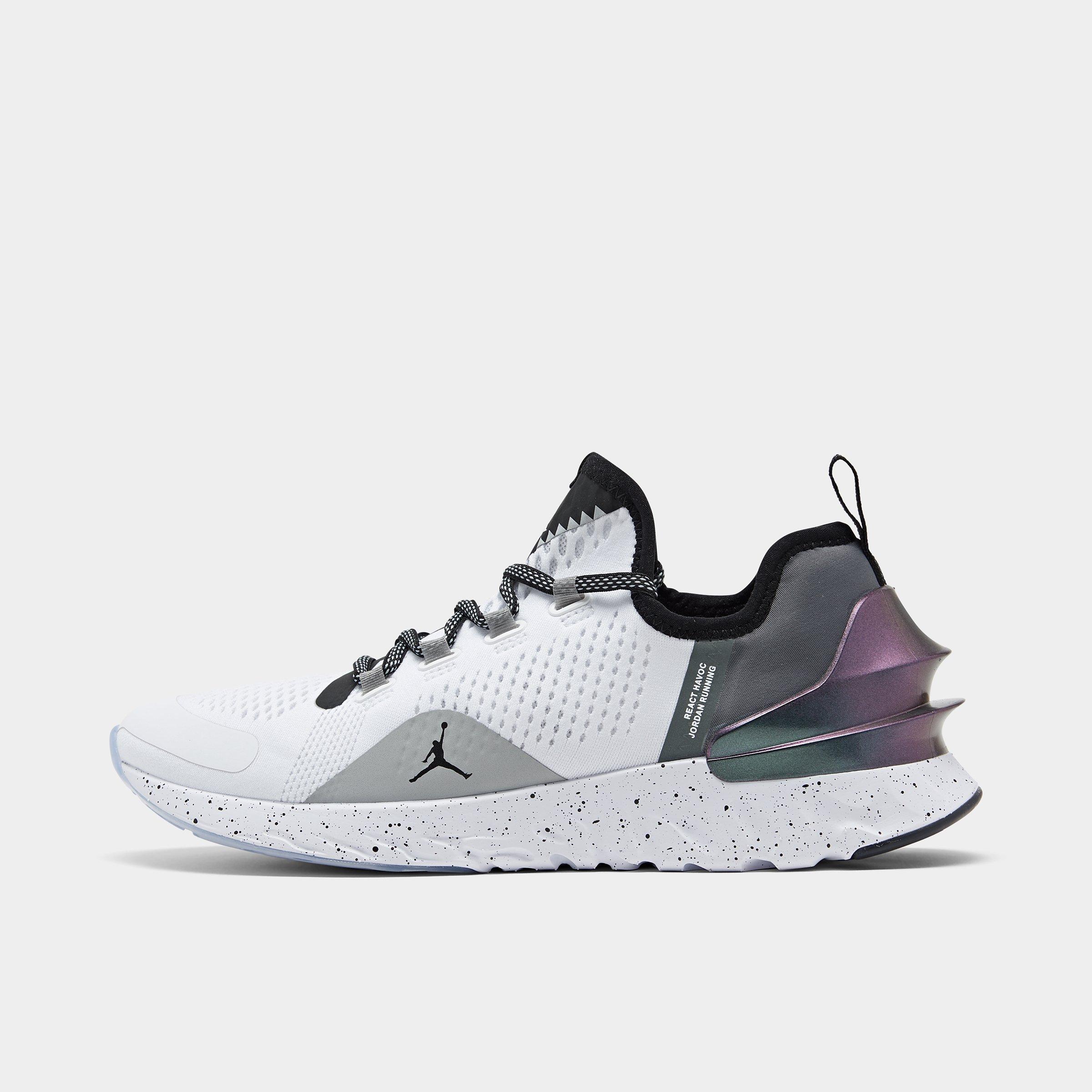 jordan react havoc white black smoke grey