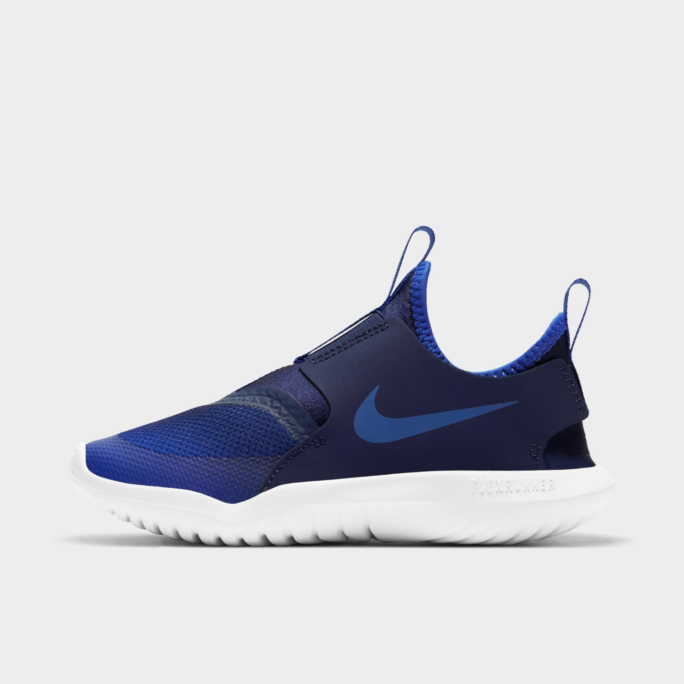 nike flex runner blue