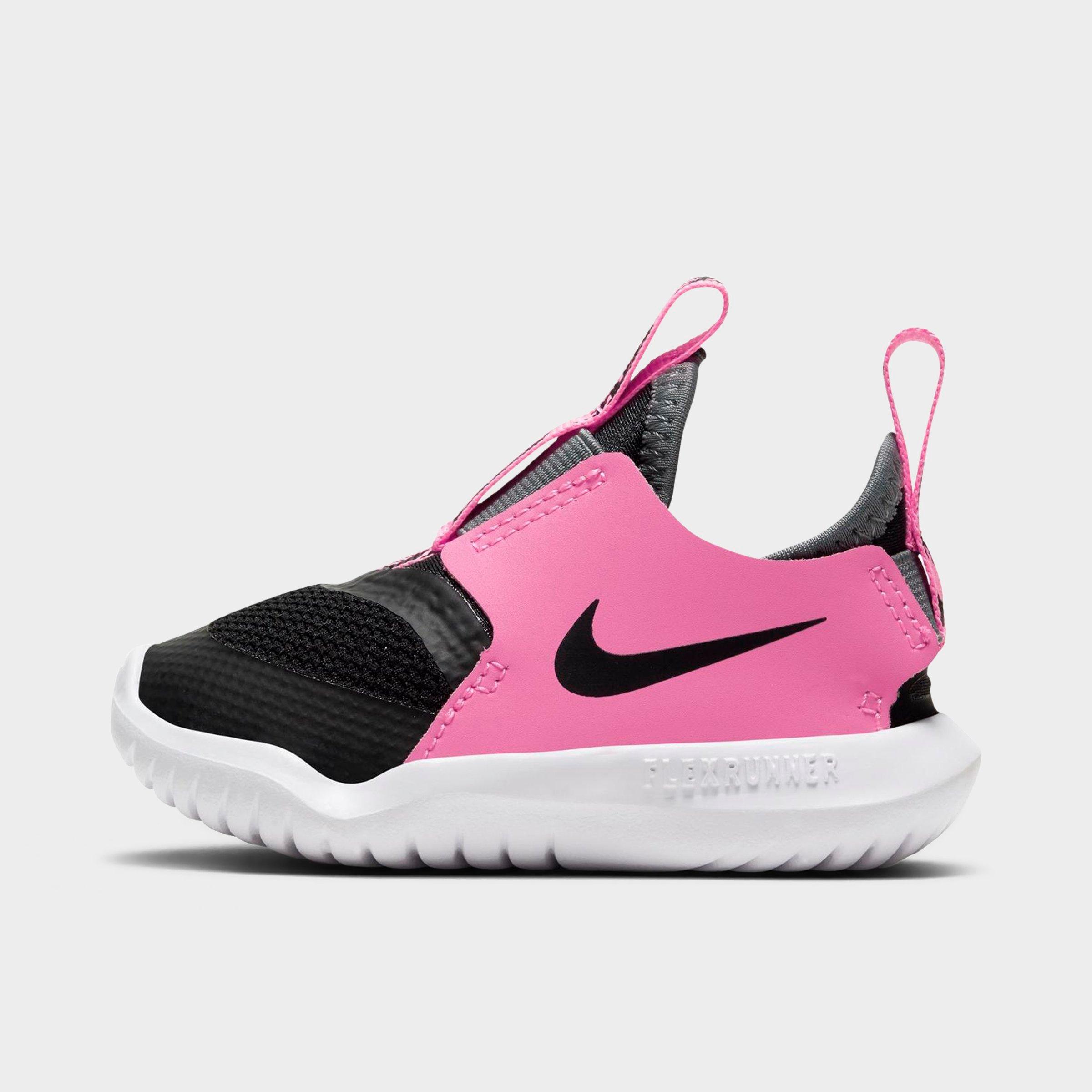 nike flex pink and black