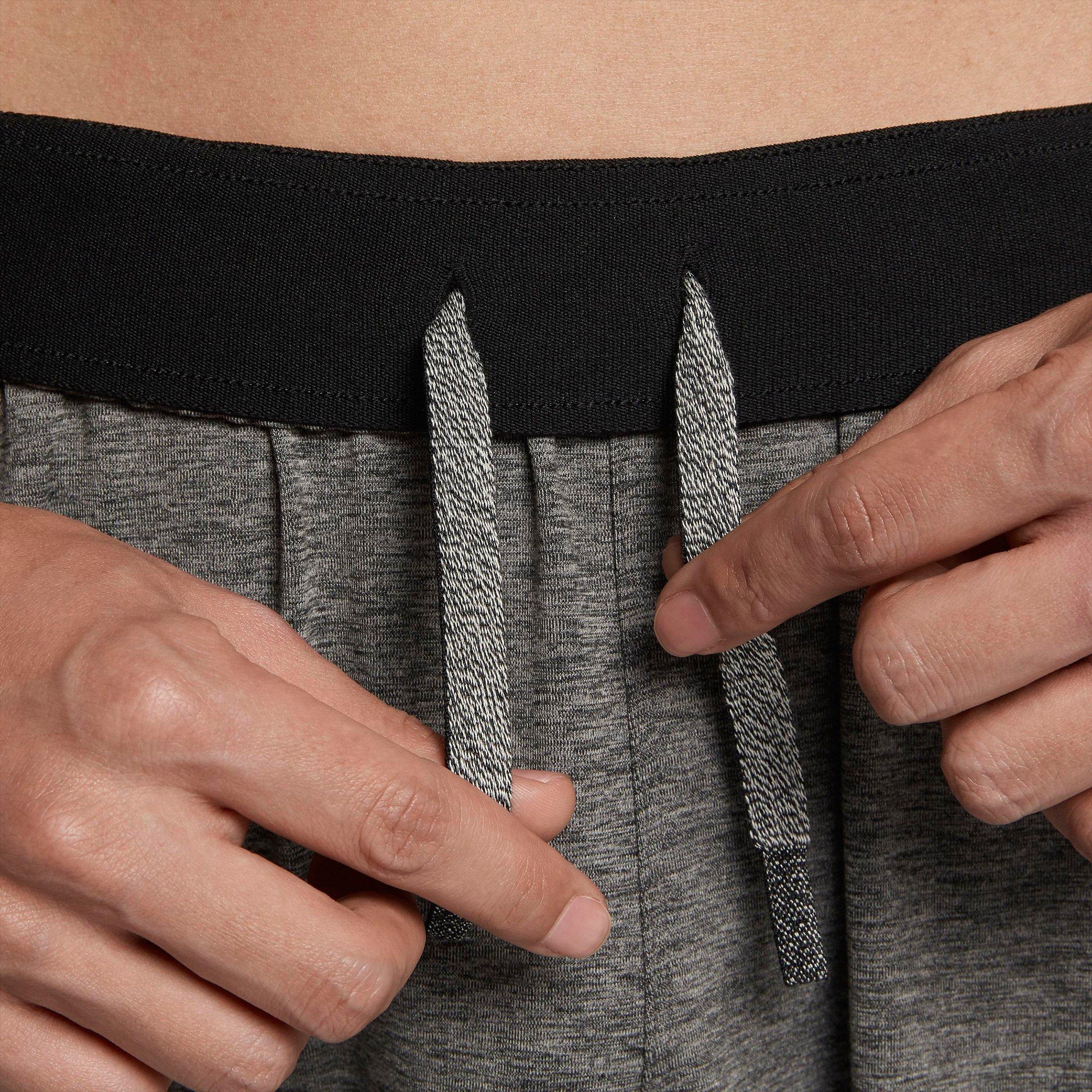 cuffed grey sweatpants