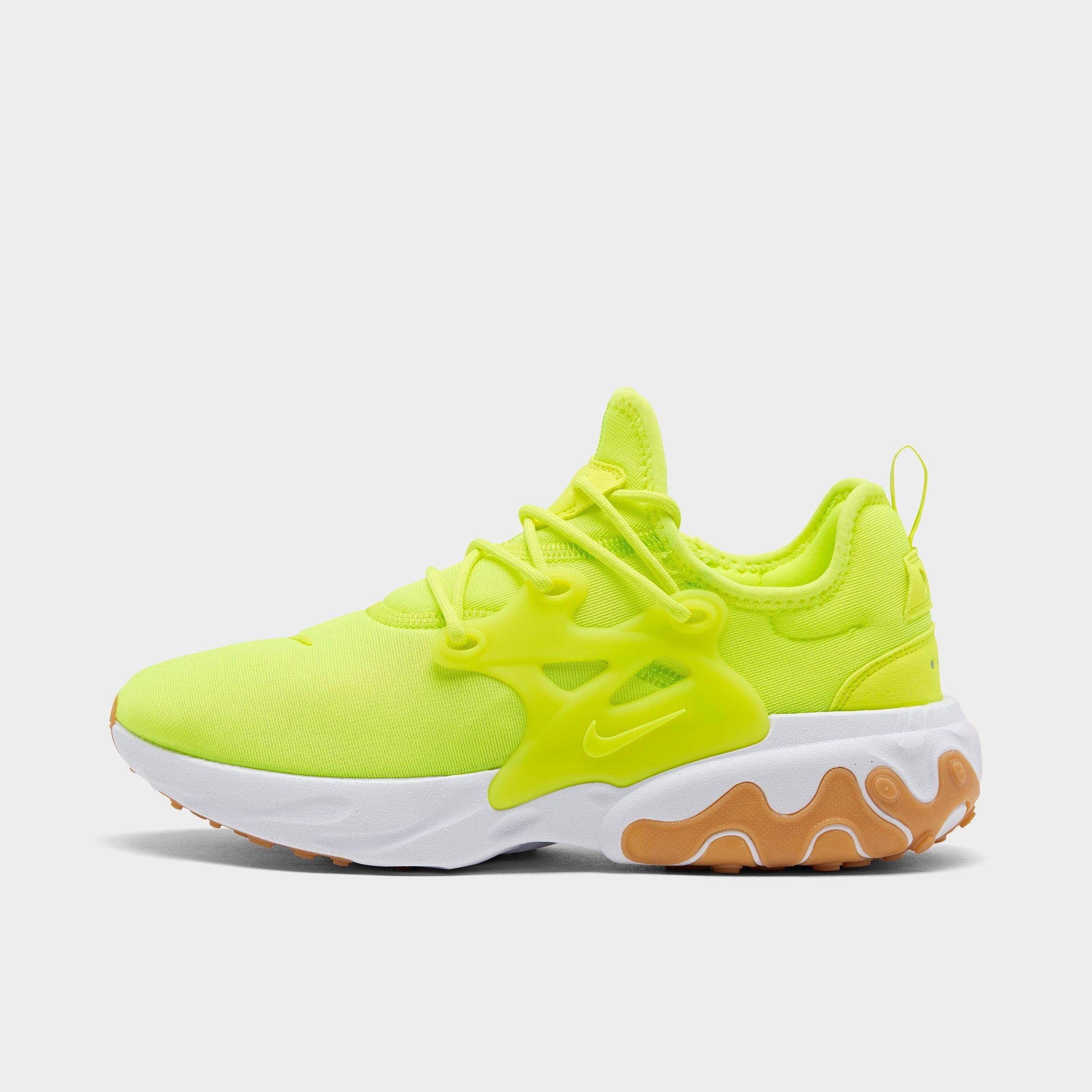 nike react neon green