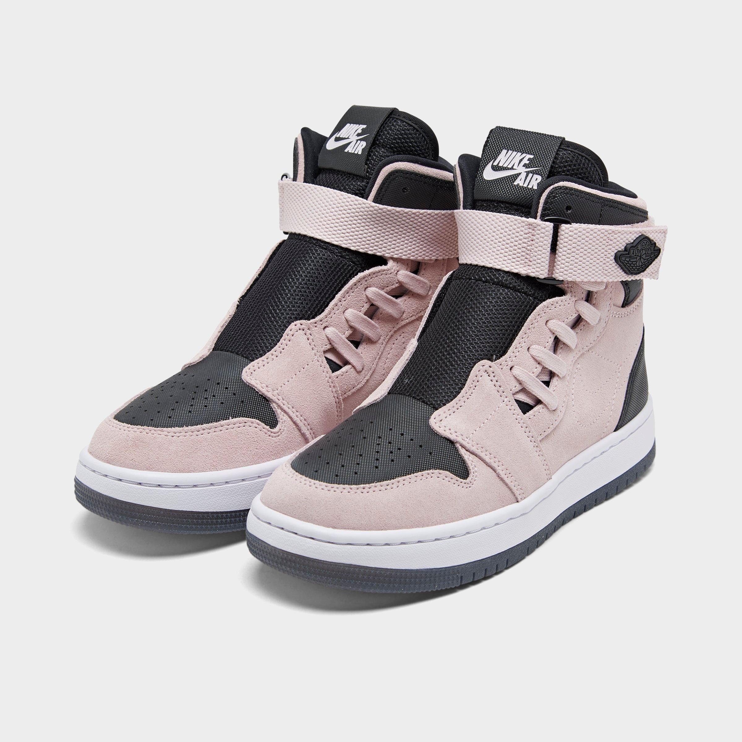 nike air jordan 1 nova trainers in pink and black