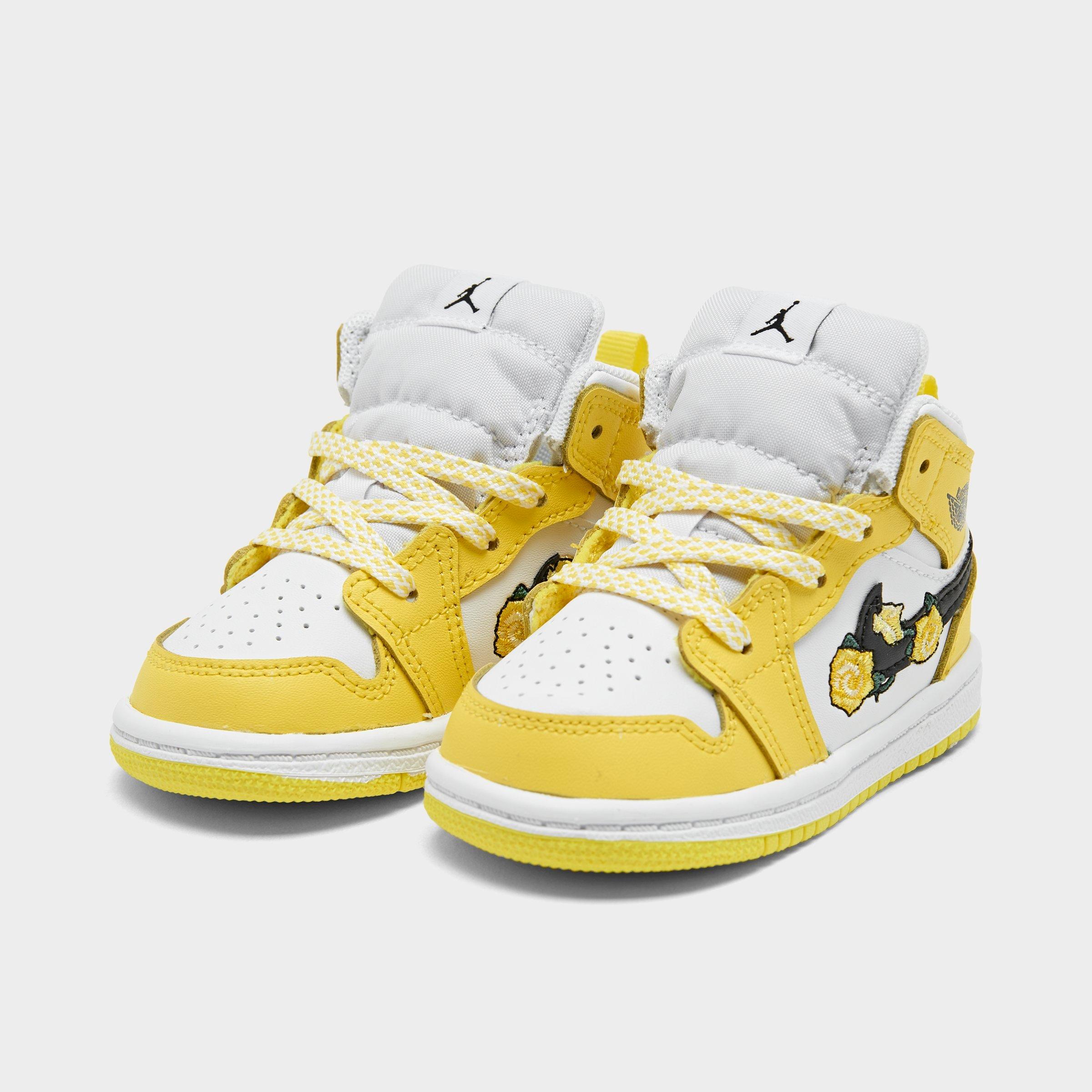 yellow and black jordan 1 toddler