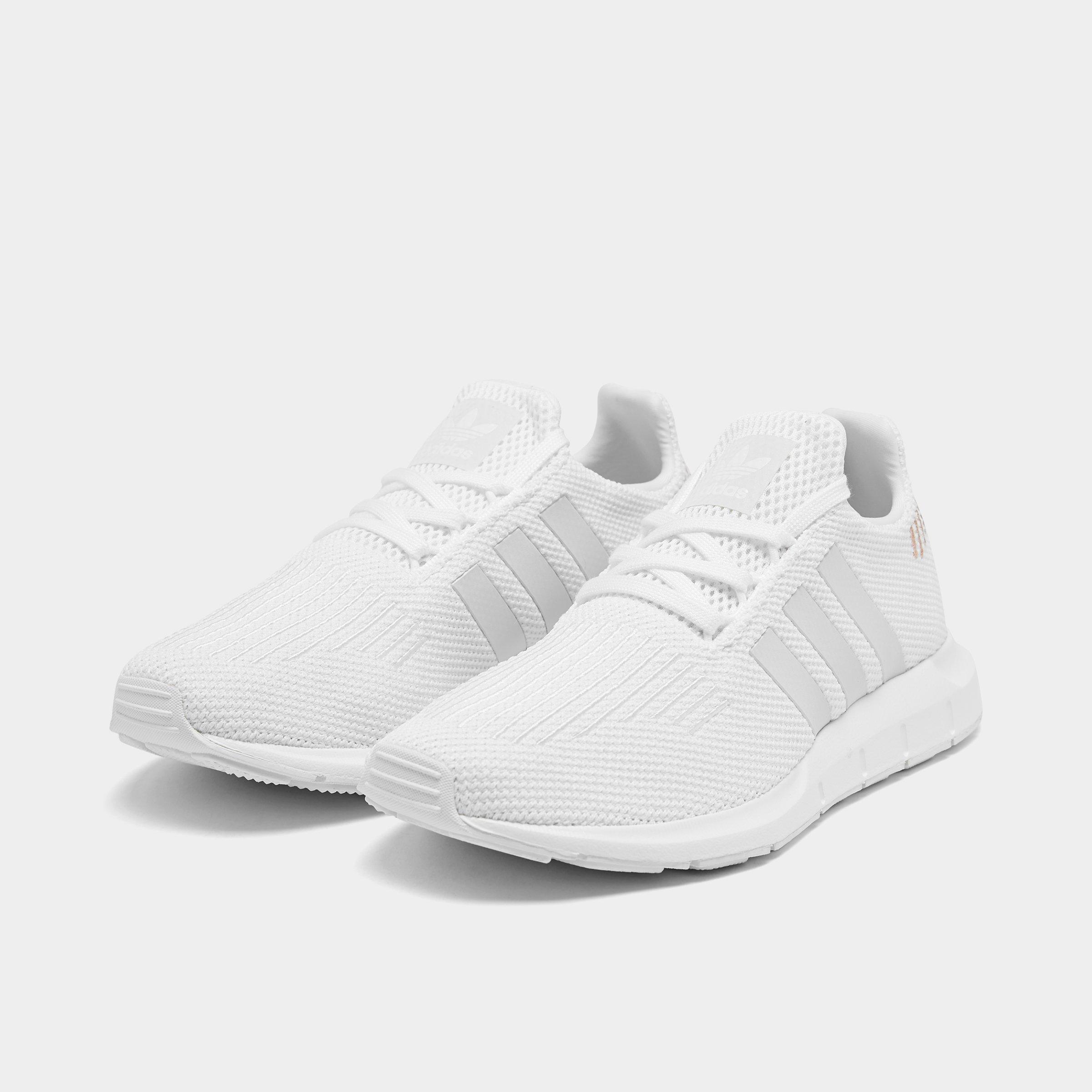 adidas swift run white and crystal shoes