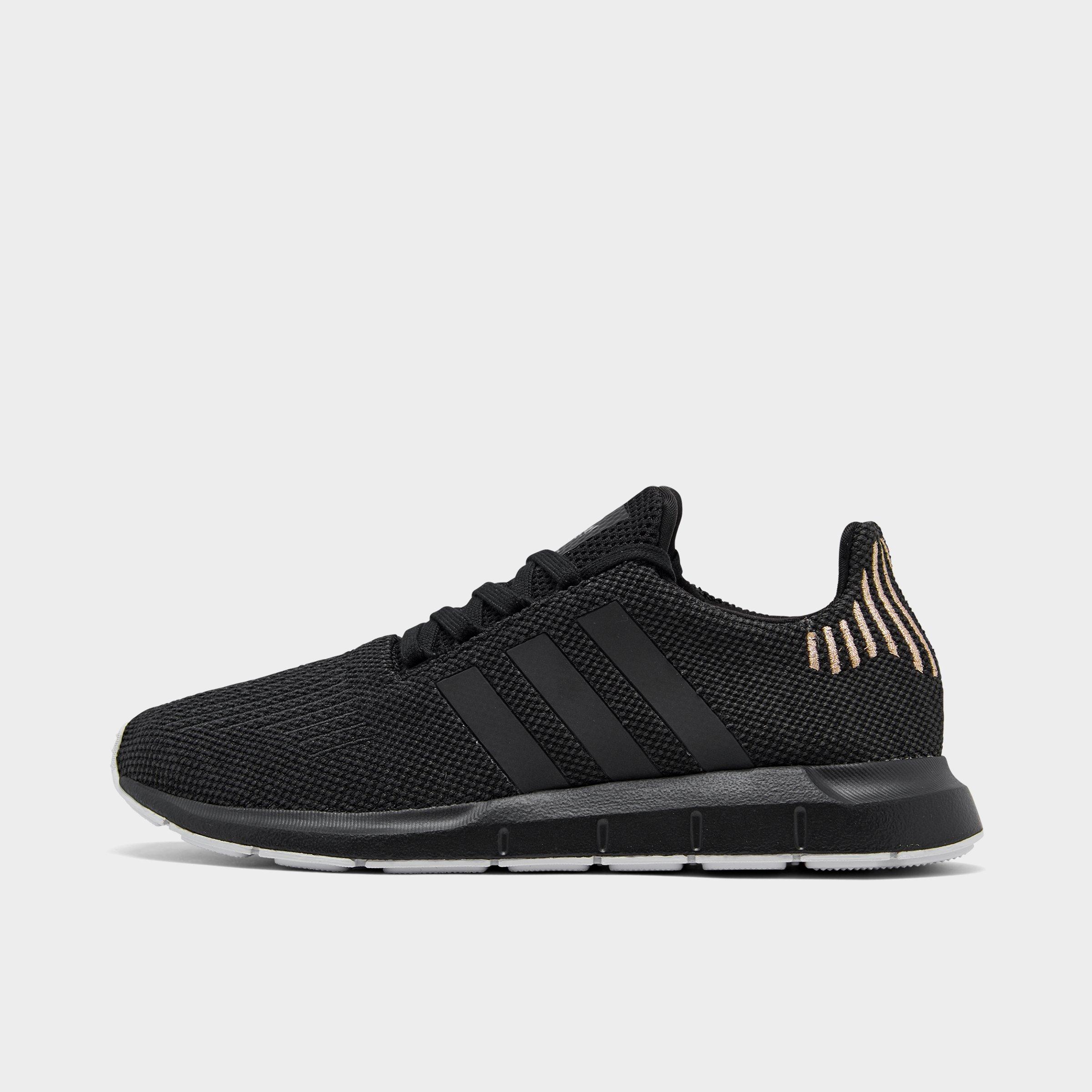 adidas swift run core black carbon white