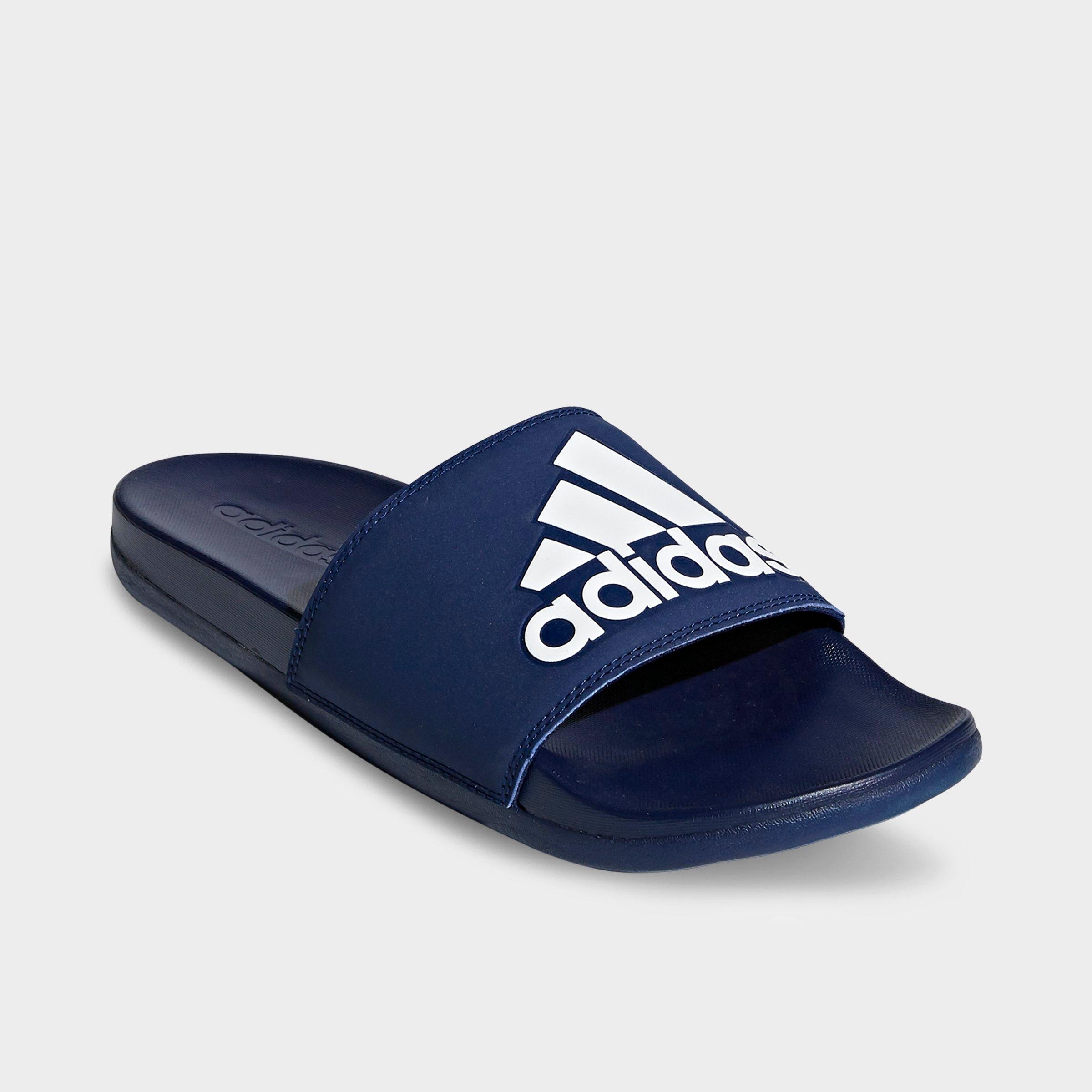 adidas adilette cloudfoam plus men's slide sandals