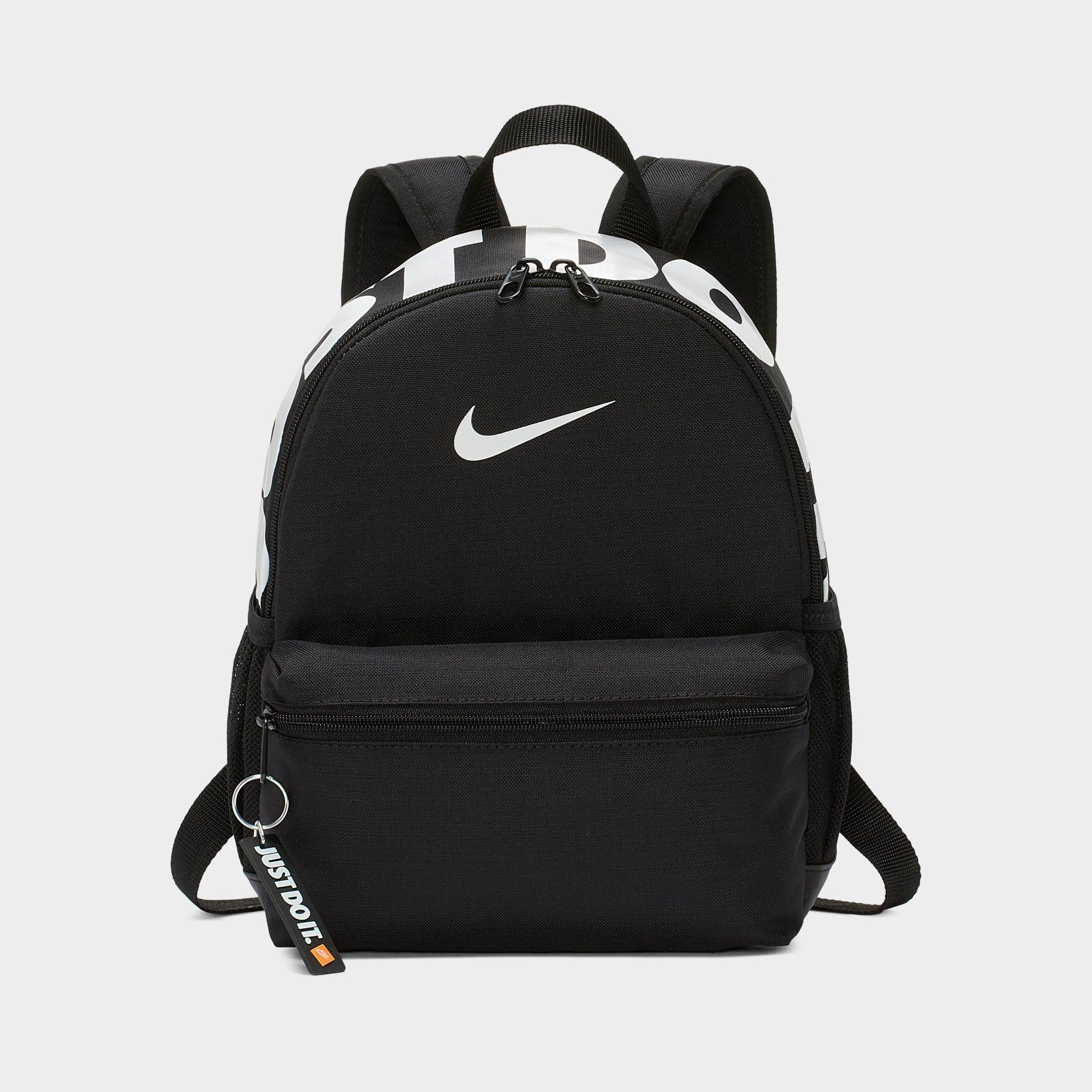 nike brasilia backpack with just do it logo