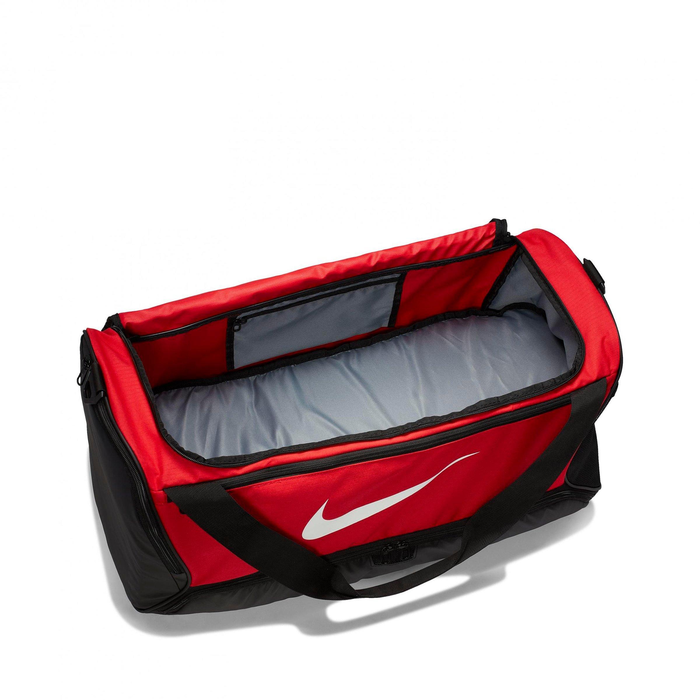 red nike duffle bag