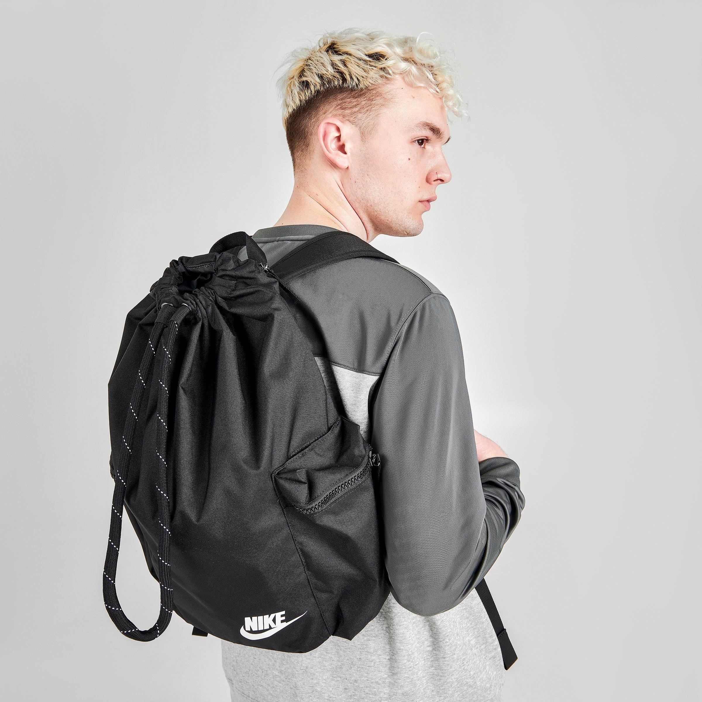 black nike heritage backpack