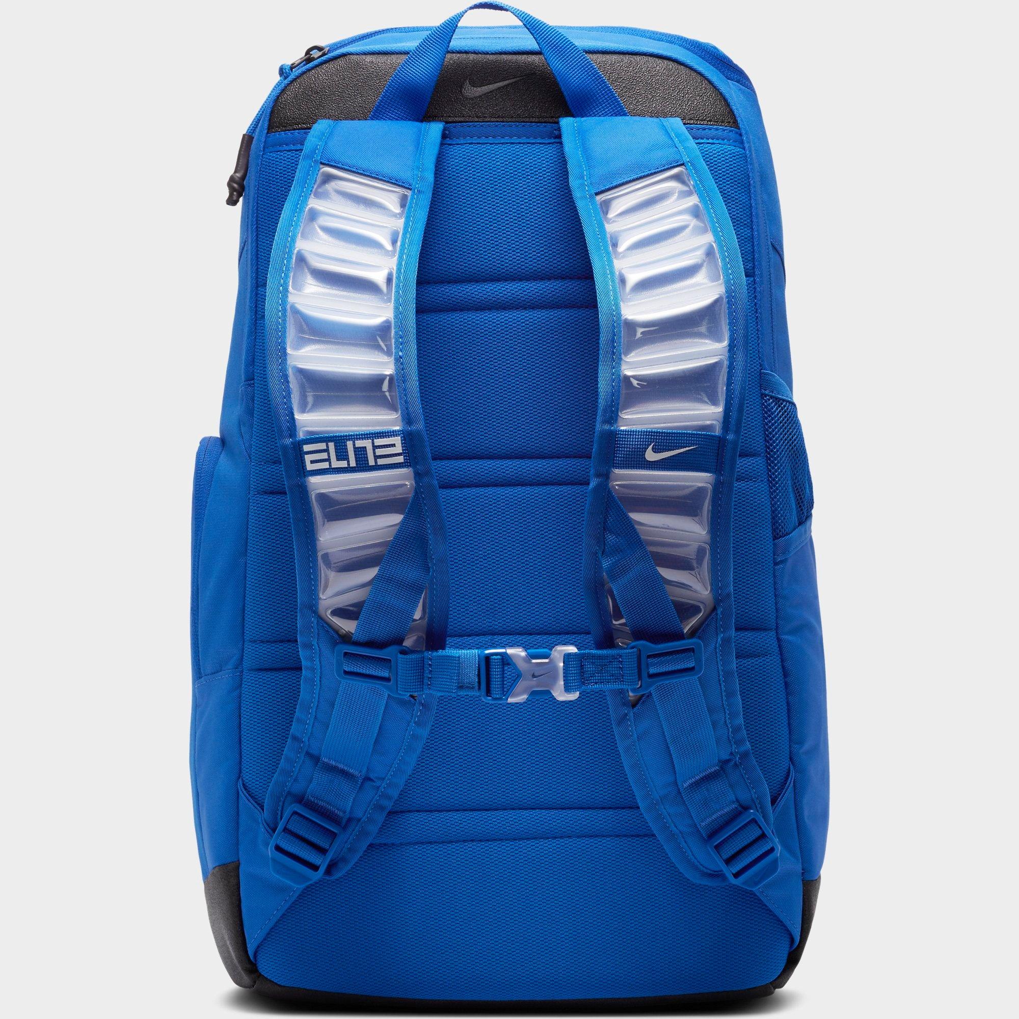 blue nike elite backpack