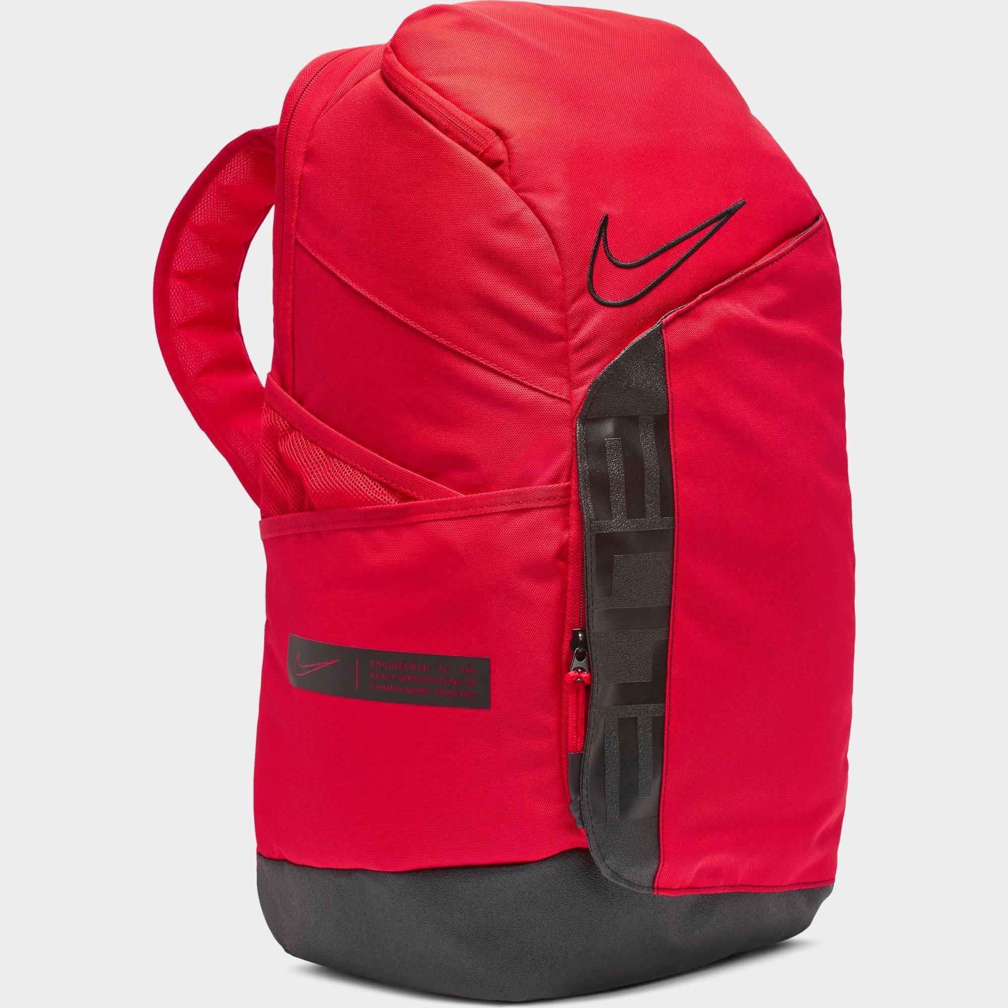 red nike elite basketball backpack