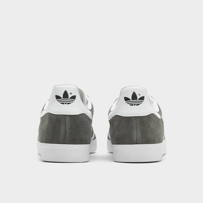 Adidas solid grey gazelle sale