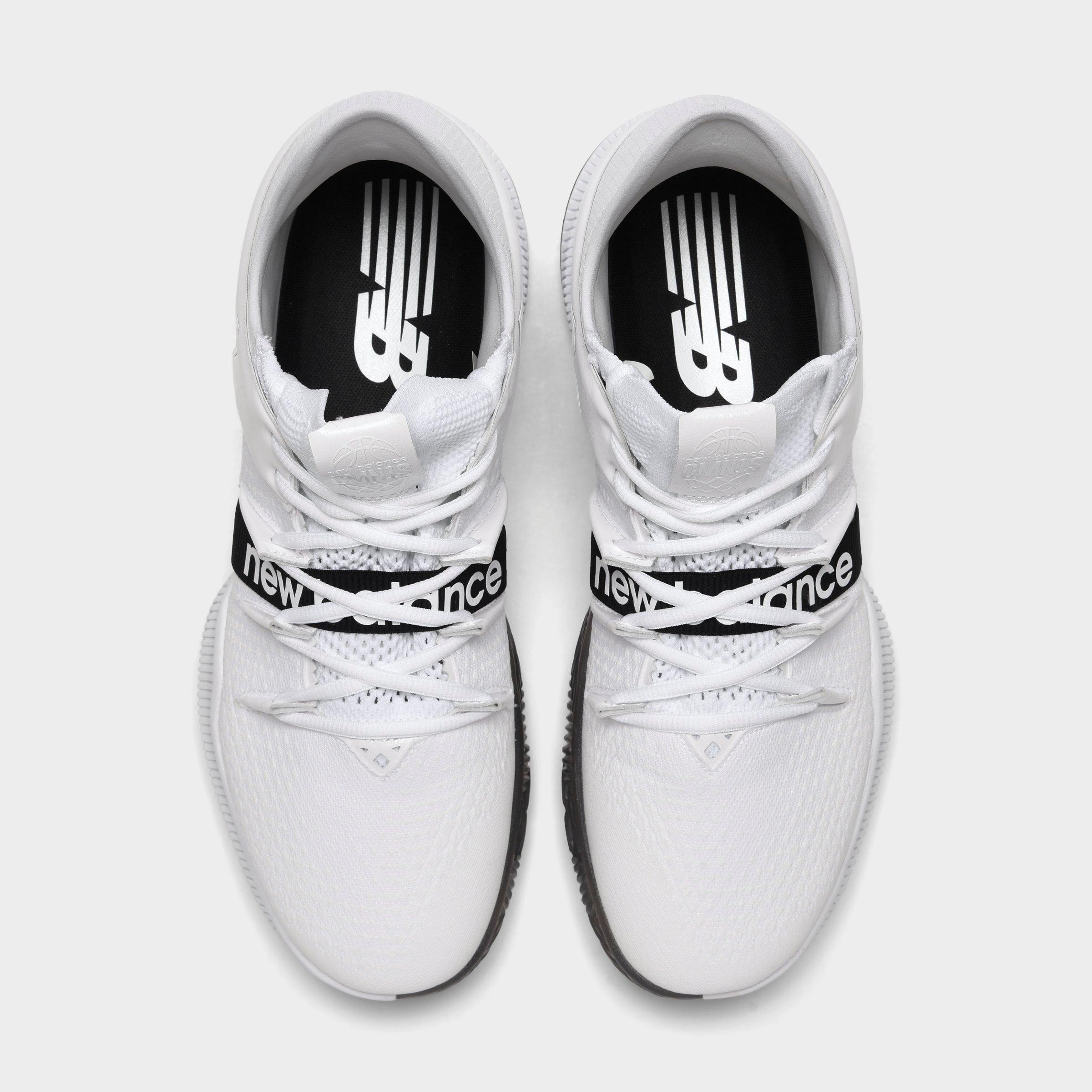 new balance omn1s low white