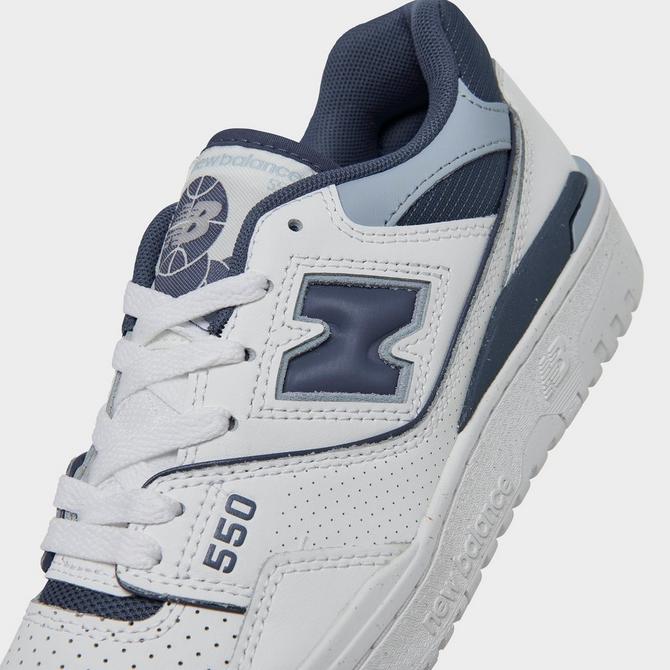 New Balance 550 Vintage Indigo Womens Lifestyle Shoes White Blue