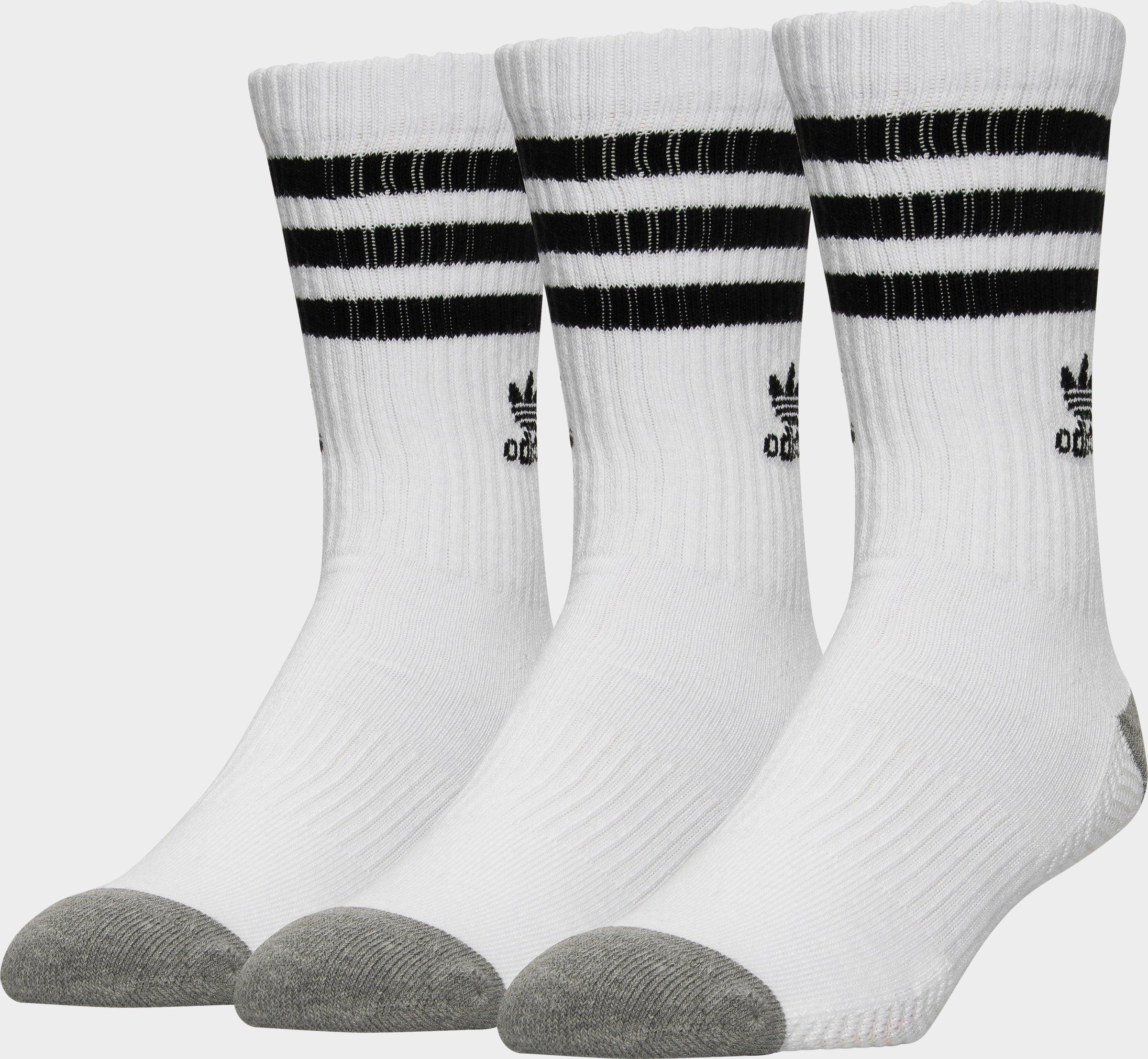 Men's adidas 3-Pack Roller Crew Socks 