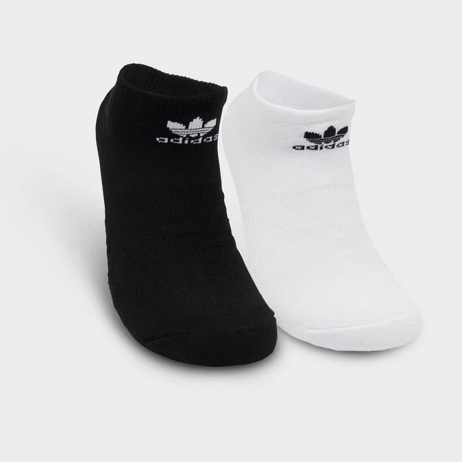 adidas Originals Trefoil Black & White 6 Pack Quarter Socks