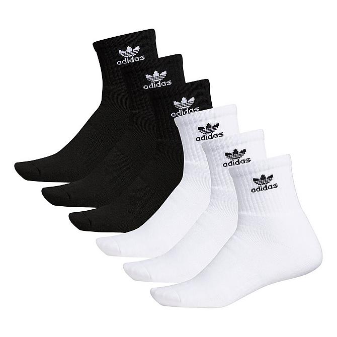 adidas Athletic Cushioned Kids' Quarter Ankle Socks - 6 Pack - Free  Shipping