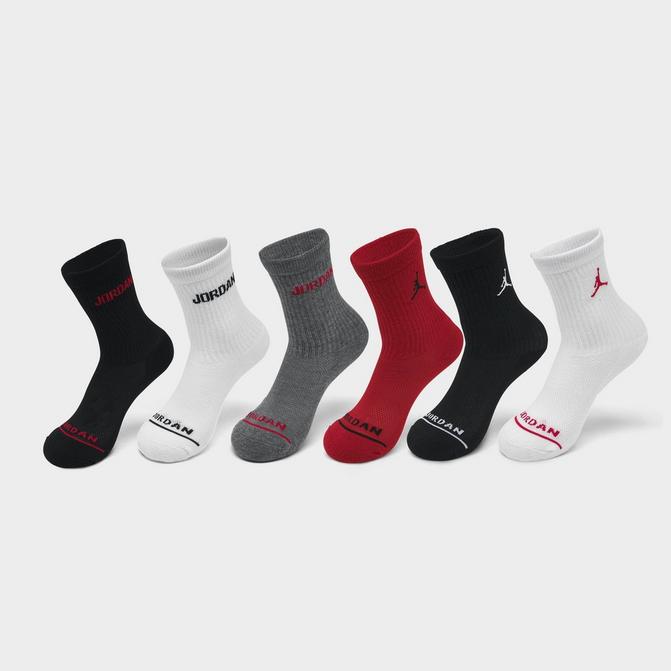 Kids' Jordan Legend Crew Socks (6-Pack)