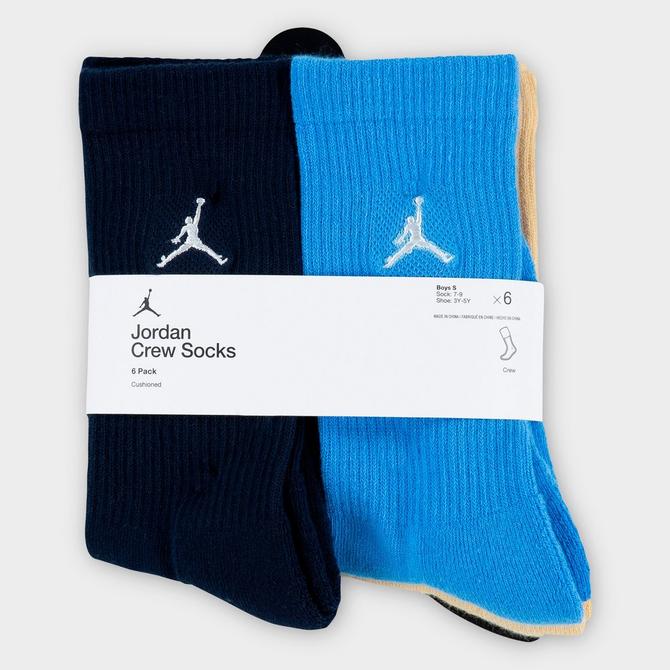 Youth Jordan Everyday Essentials Crew Socks (6-Pack)