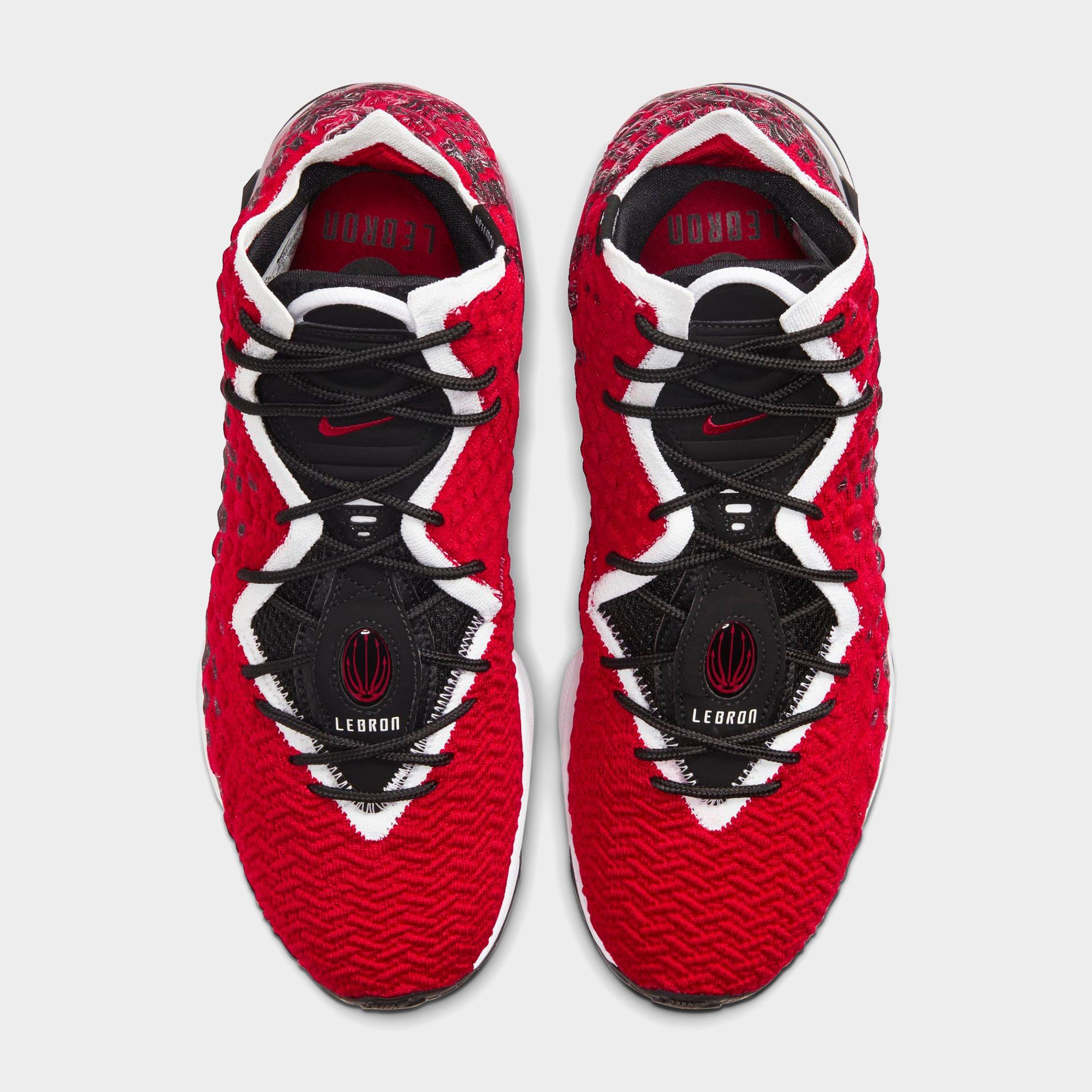 lebron 17 red and white