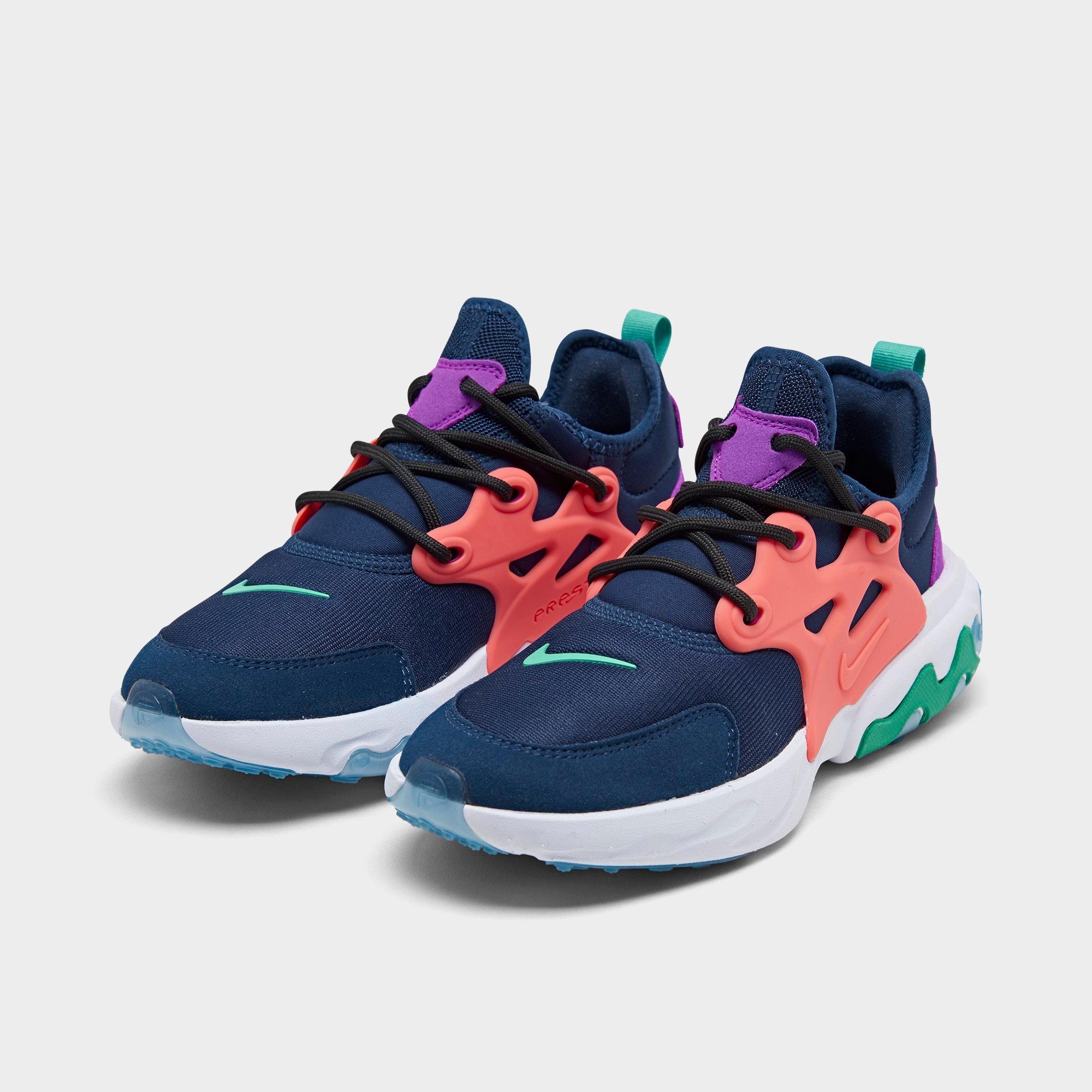 big kids nike react presto