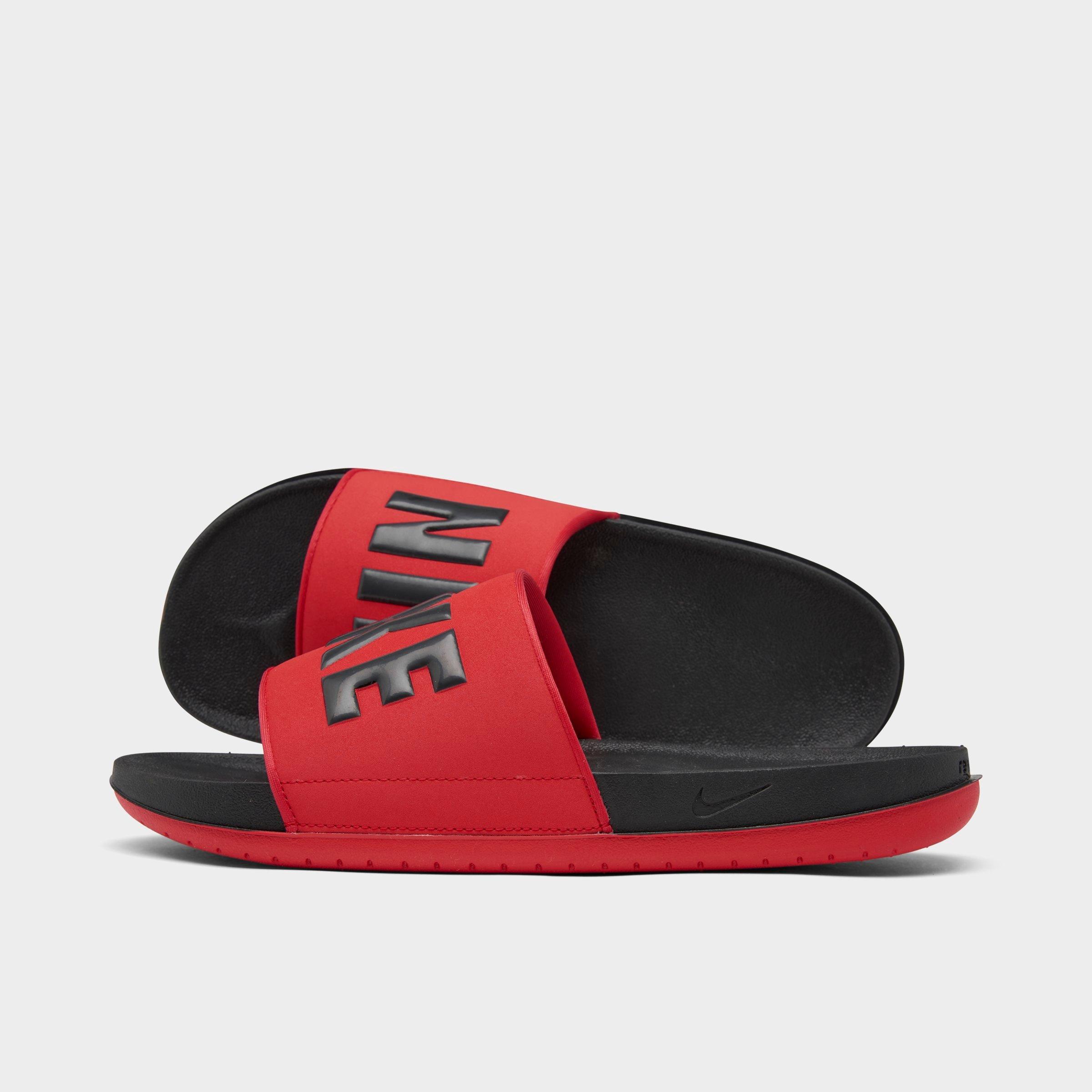 red nike offcourt slides