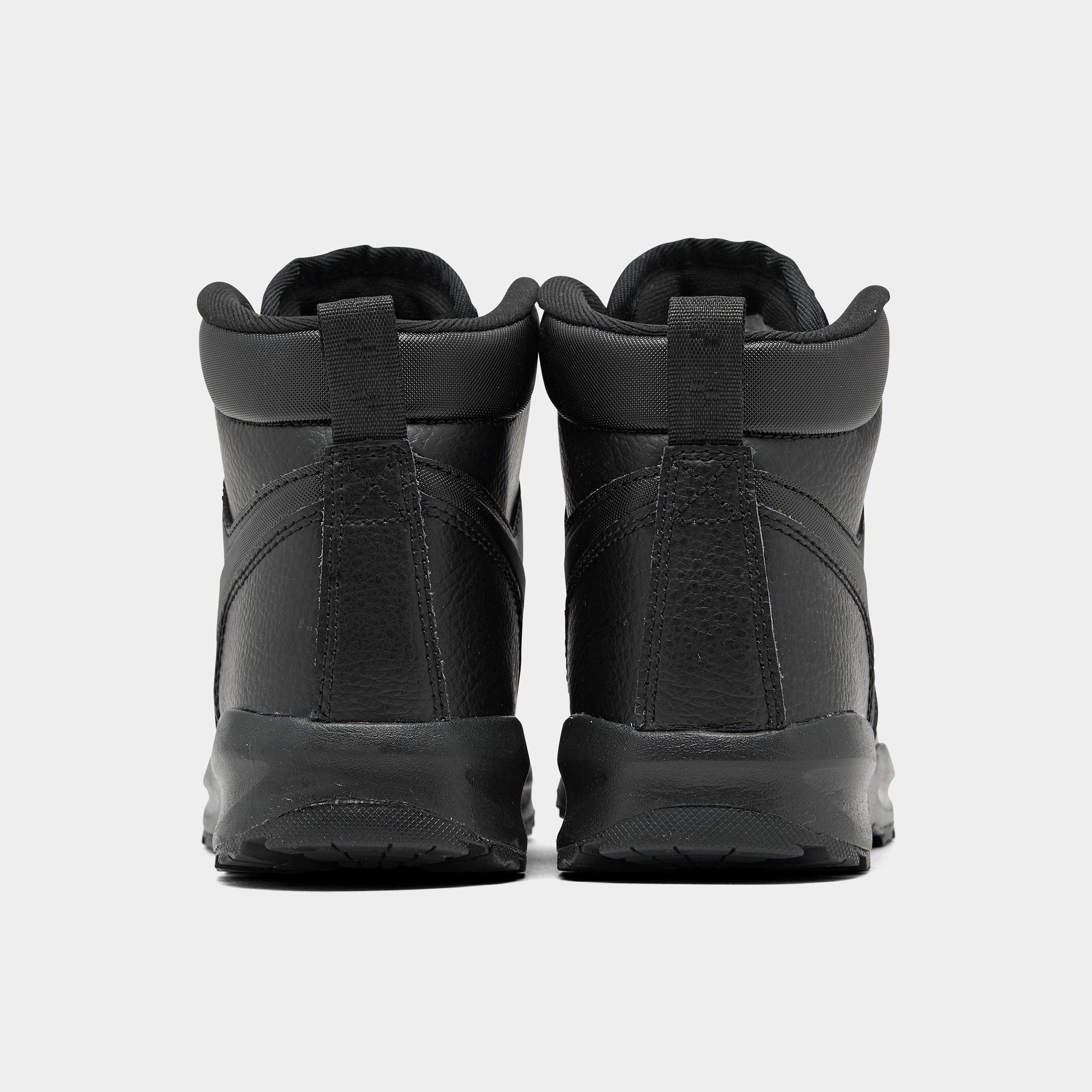 nike black leather boots