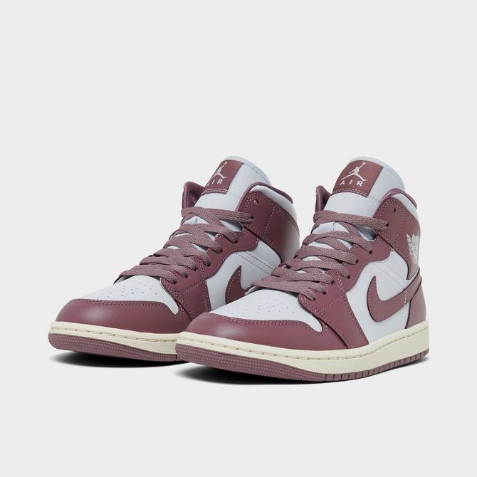 Burgundy jordans sales for girls