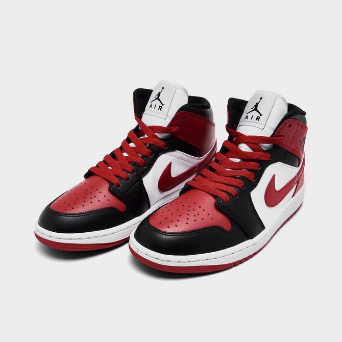 Air jordan retro hot sale 1 red white