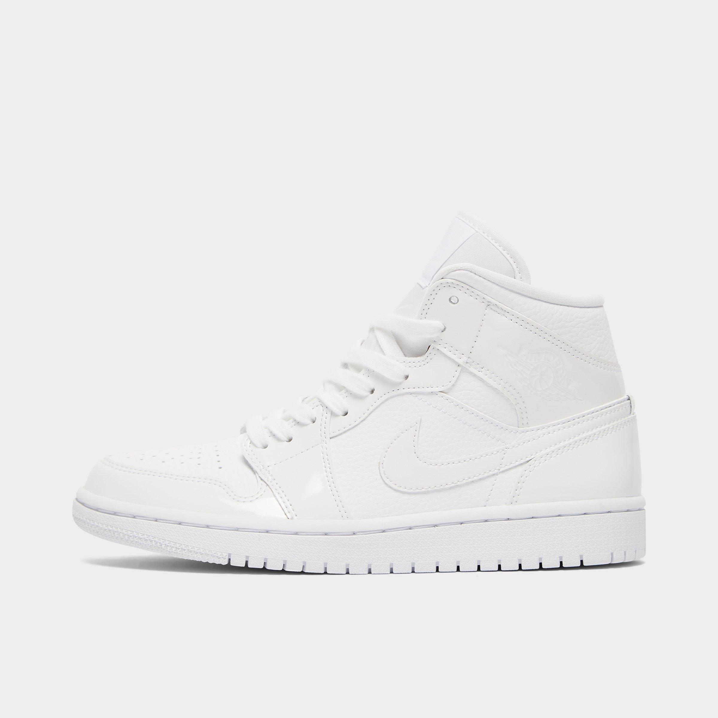 all white retro 1