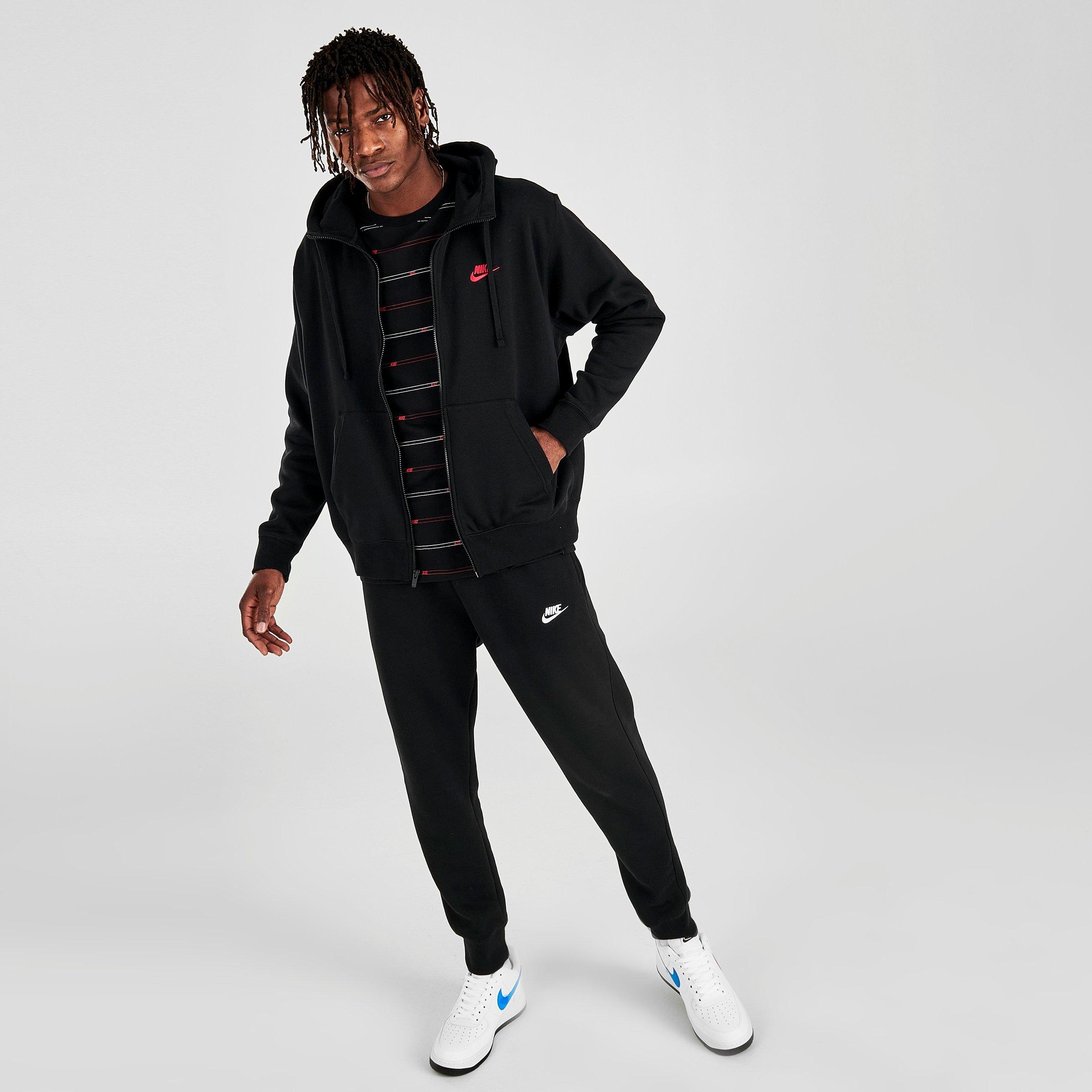 nike sportswear club fleece full zip hoodie