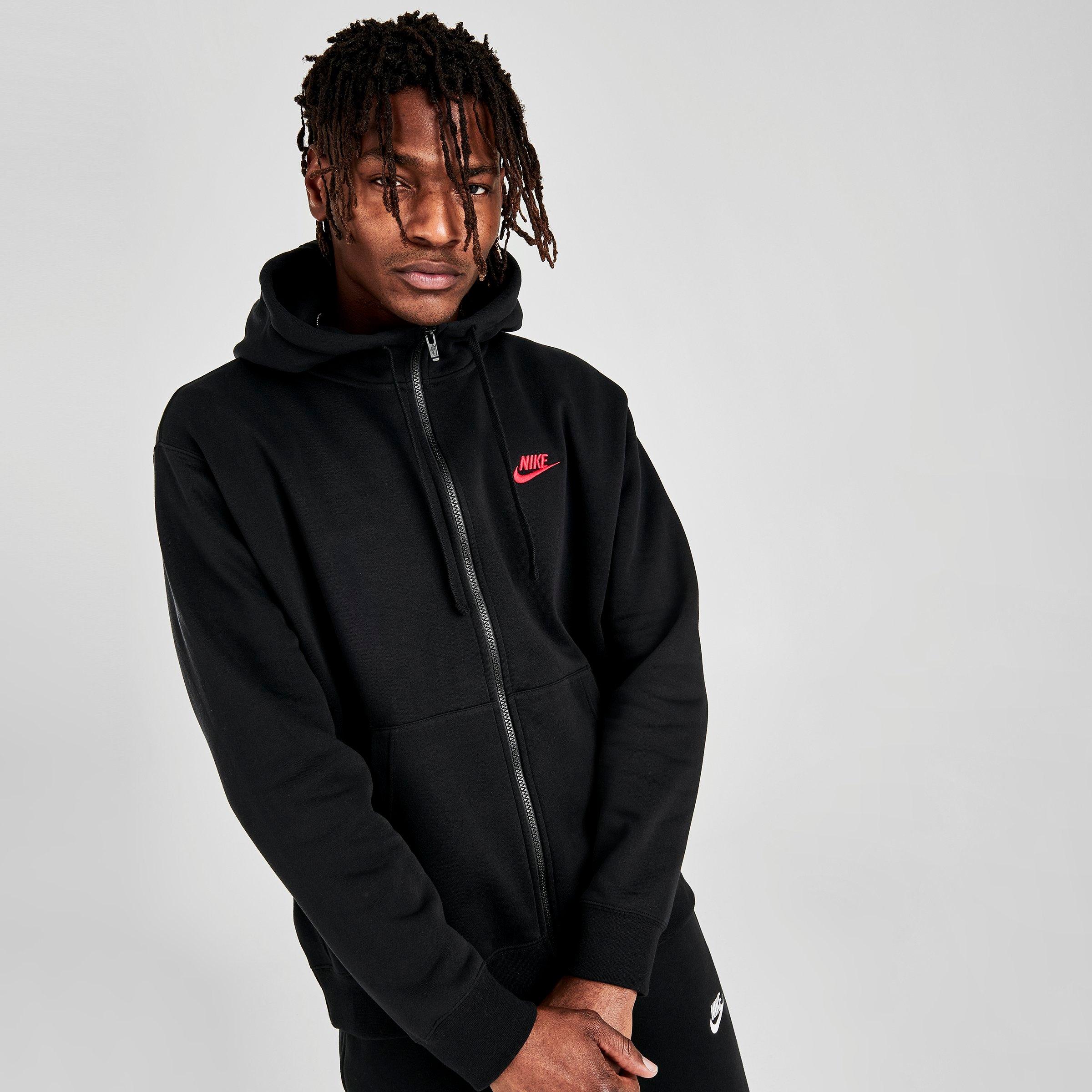 nike sportswear club fleece black