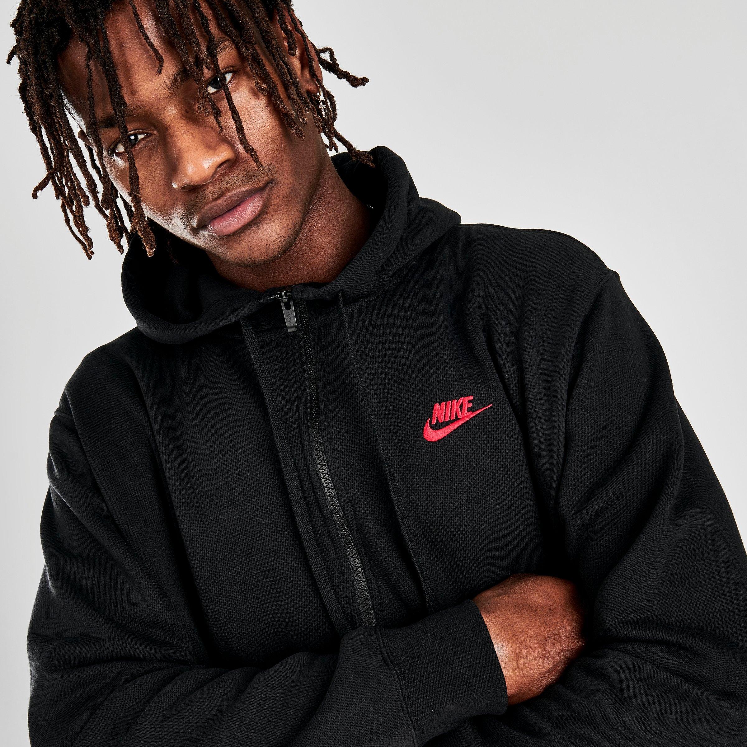 nike club zip up