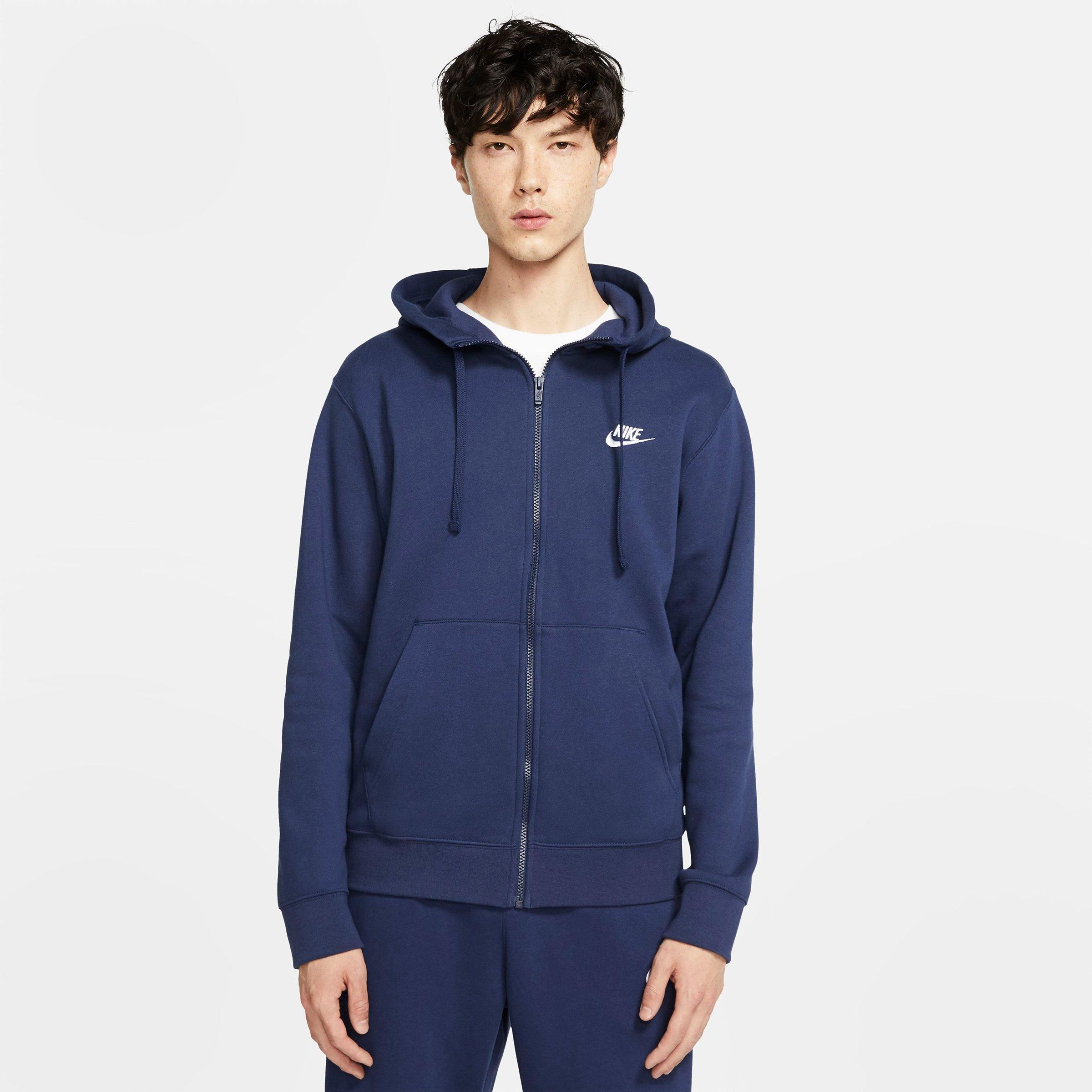 nike club fleece full zip