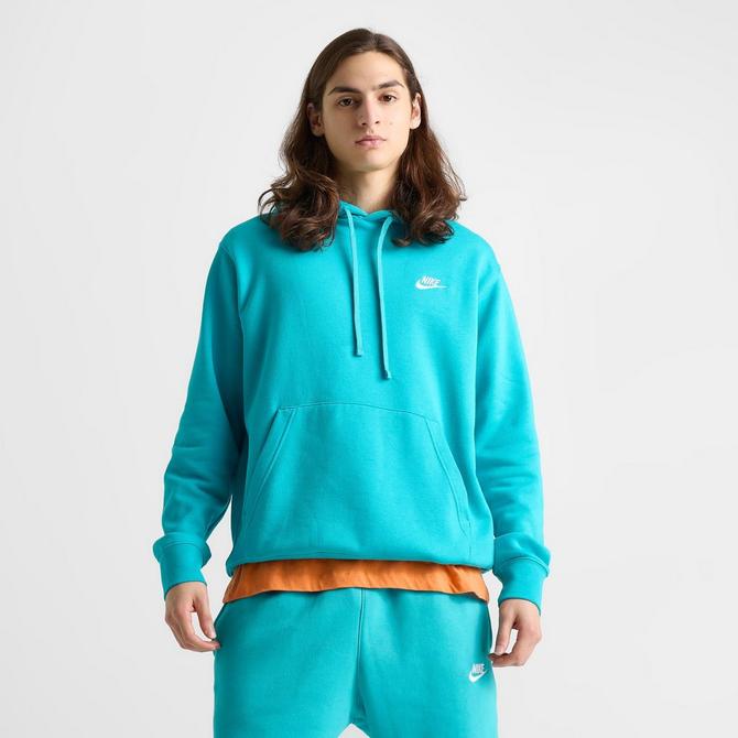 Men's nike sportswear club fleece embroidered hoodie sale