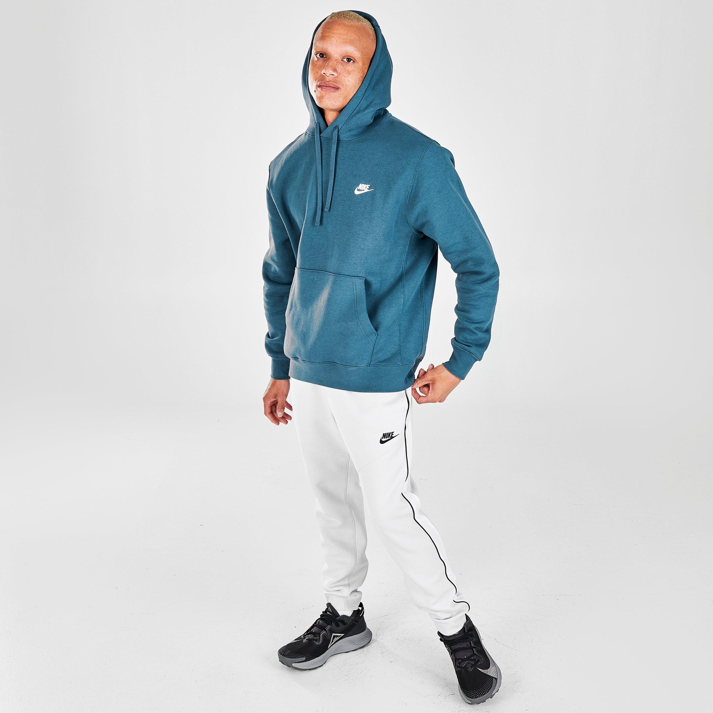 men's nike sportswear club fleece embroidered hoodie