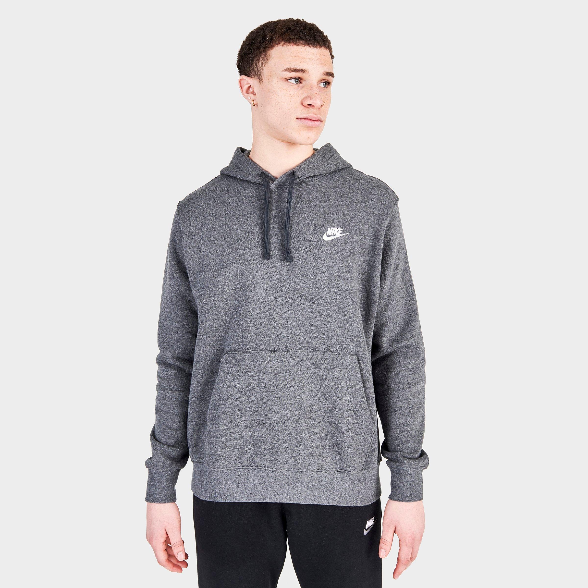 nike sportswear club fleece charcoal