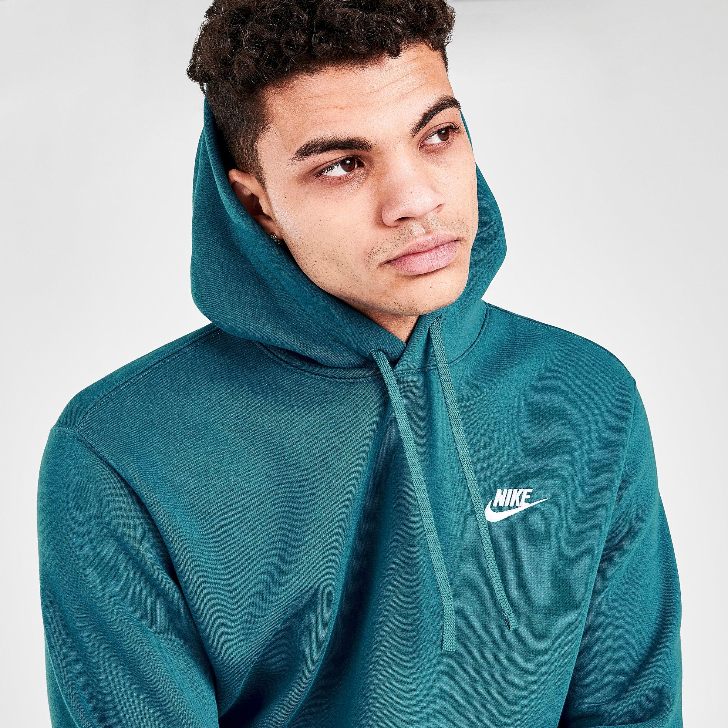 men's nike sportswear club fleece embroidered hoodie