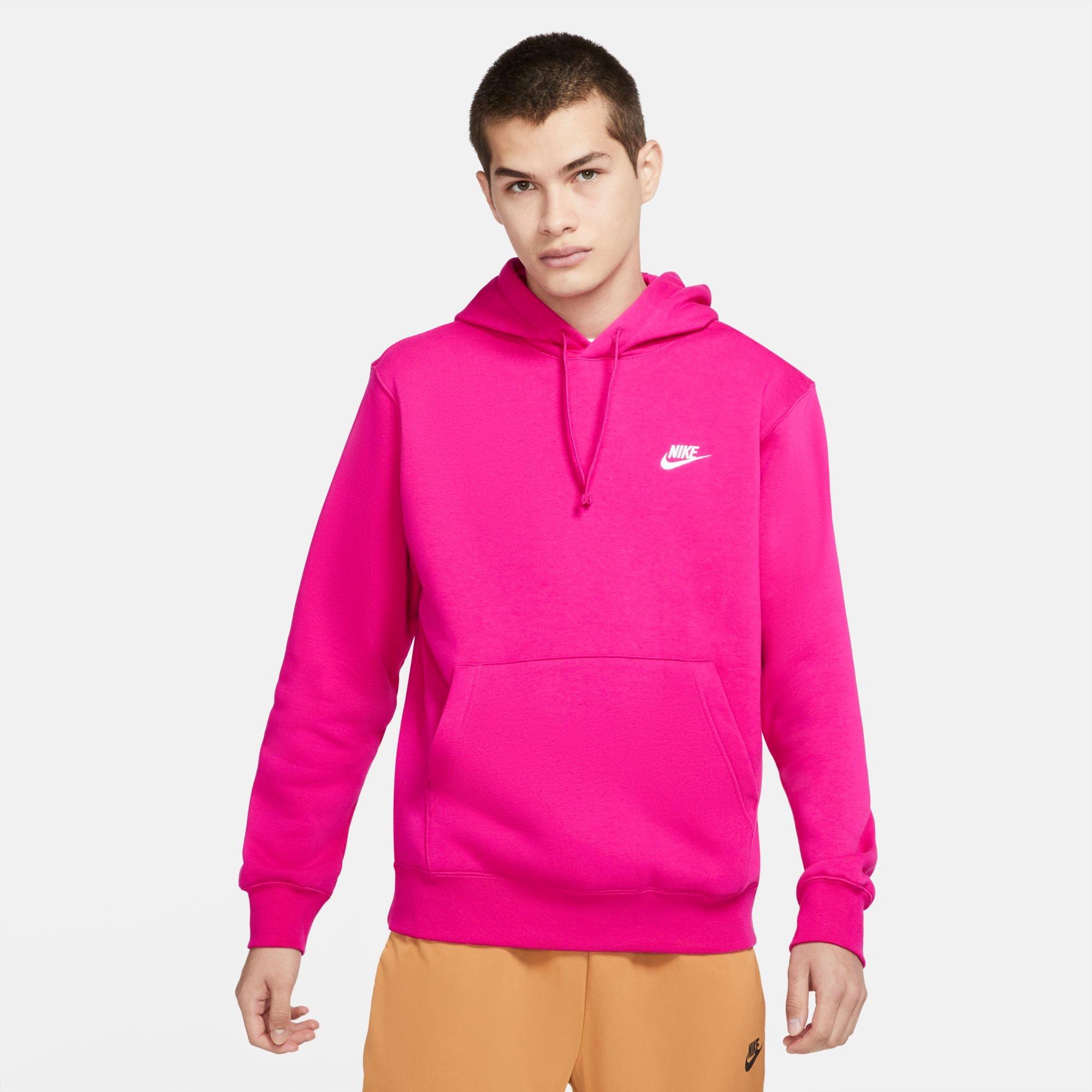 jd sports pink nike hoodie